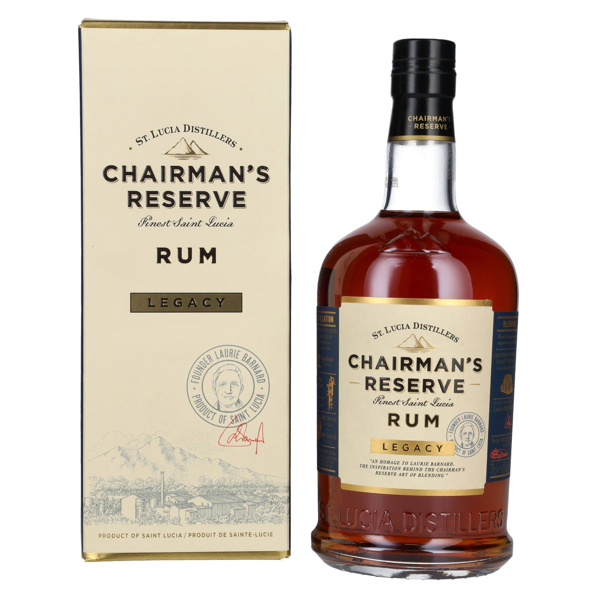 Chairman's Reserve Rum LEGACY 43% Vol. 0,7l in Geschenkbox