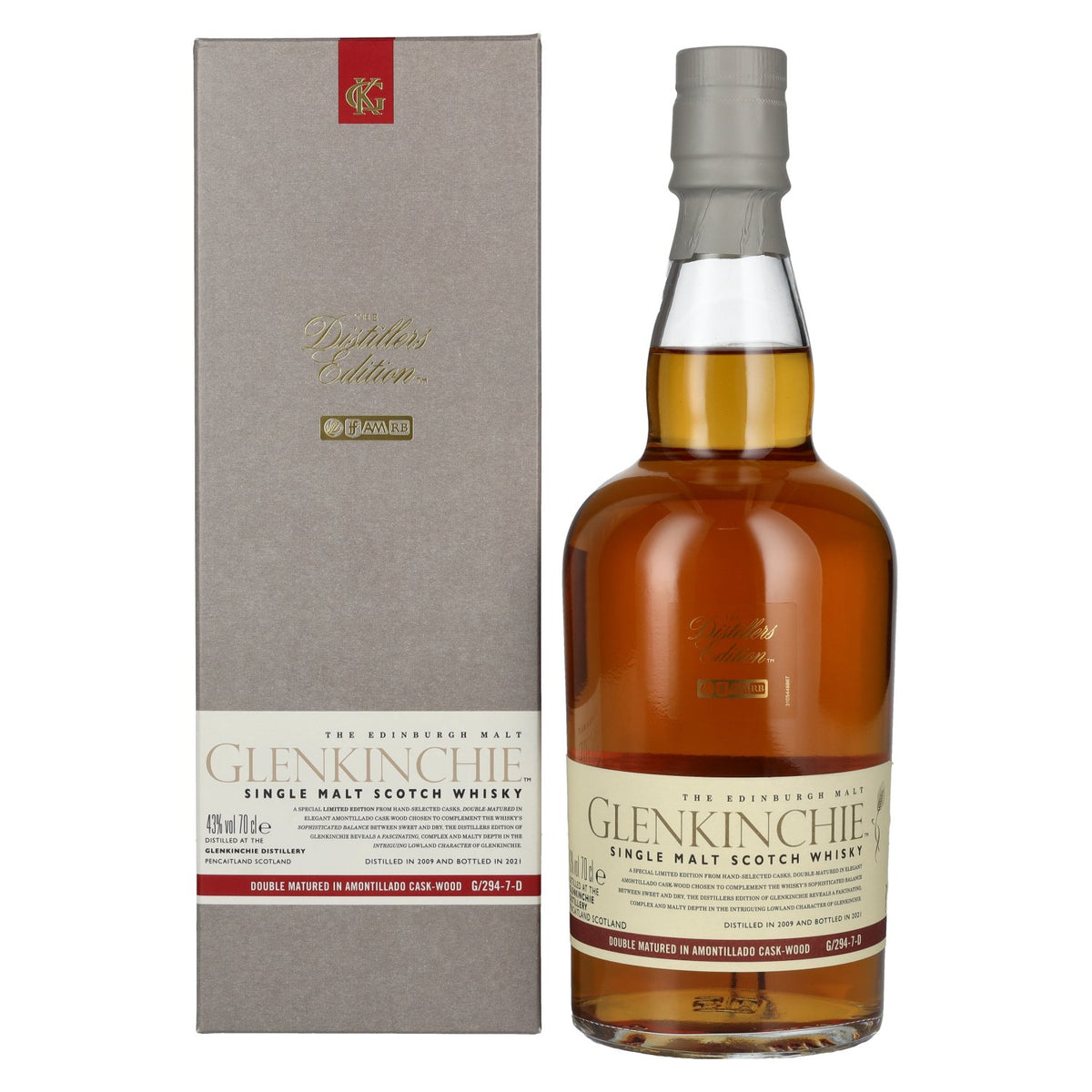 Glenkinchie The Distillers Edition Double Matured 2021 43% Vol. 0,7l in Geschenkbox