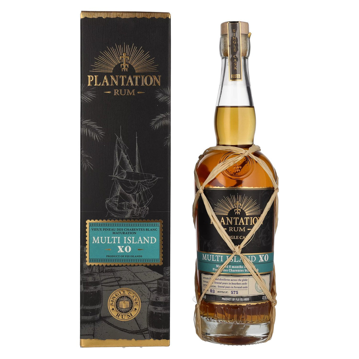 Plantation Rum MULTI-ISLAND XO Pineau des Charentes Maturation Edition 2021 41,1% Vol. 0,7l in Geschenkbox