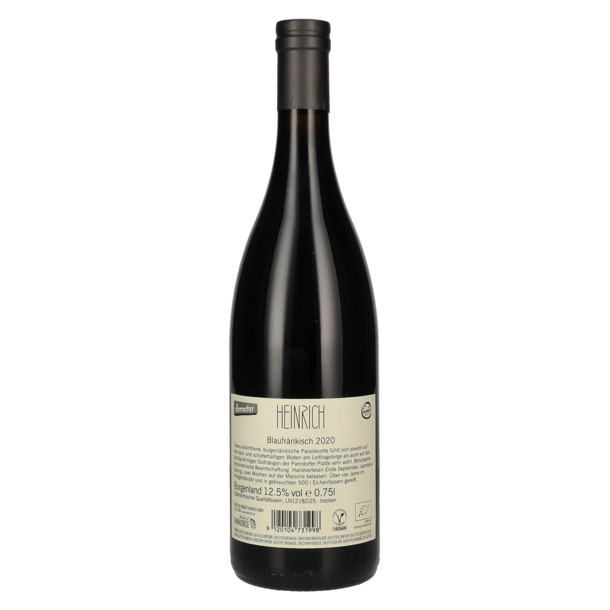 Heinrich Blaufränkisch 2020 12.5% Vol. 0.75L