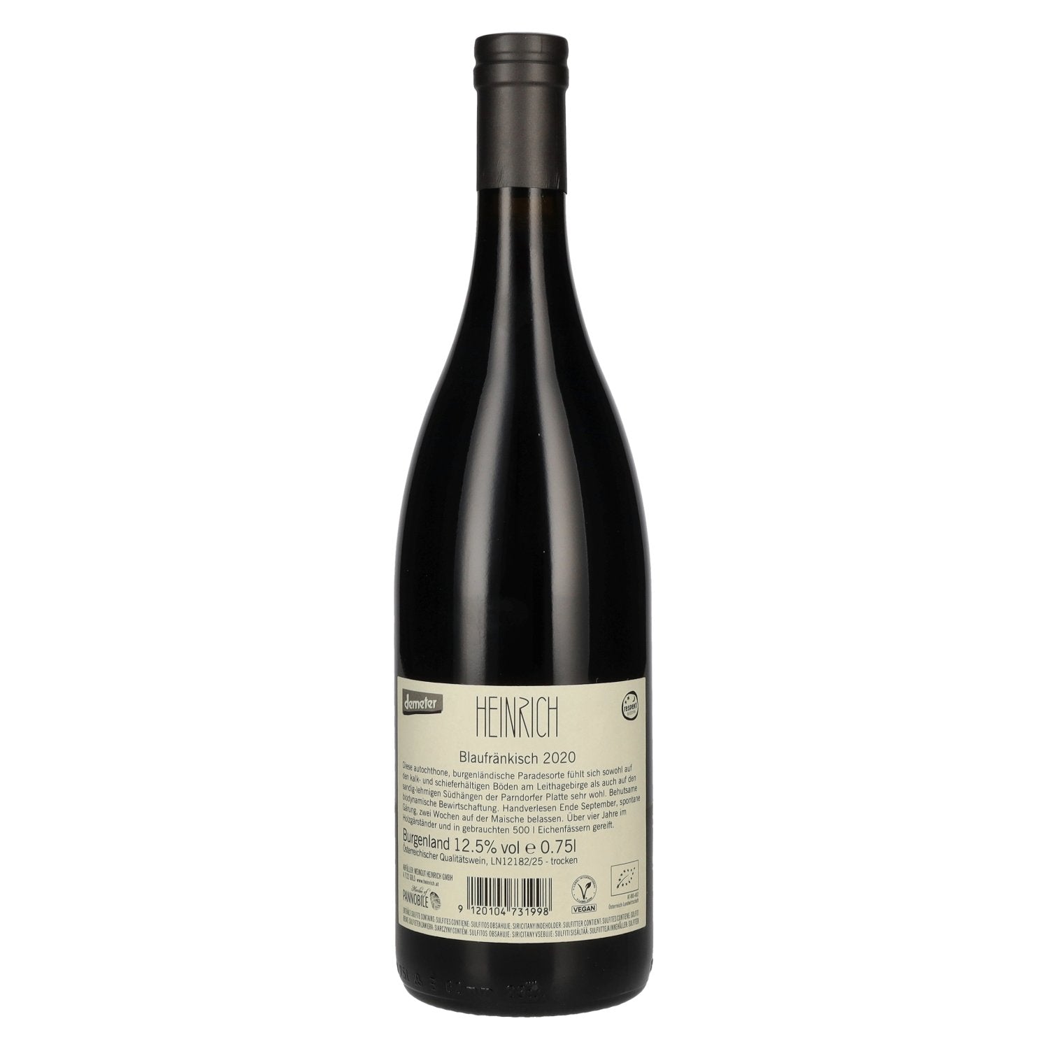 Heinrich Blaufränkisch 2020 12.5% Vol. 0.75L