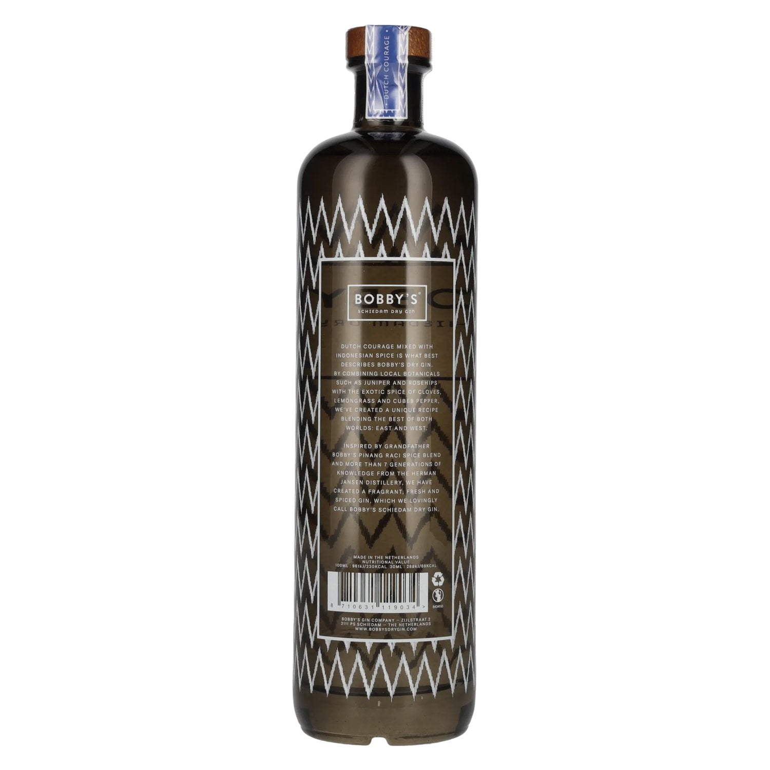 Bobby's Schiedam Dry Gin 42% Vol. 0.7l