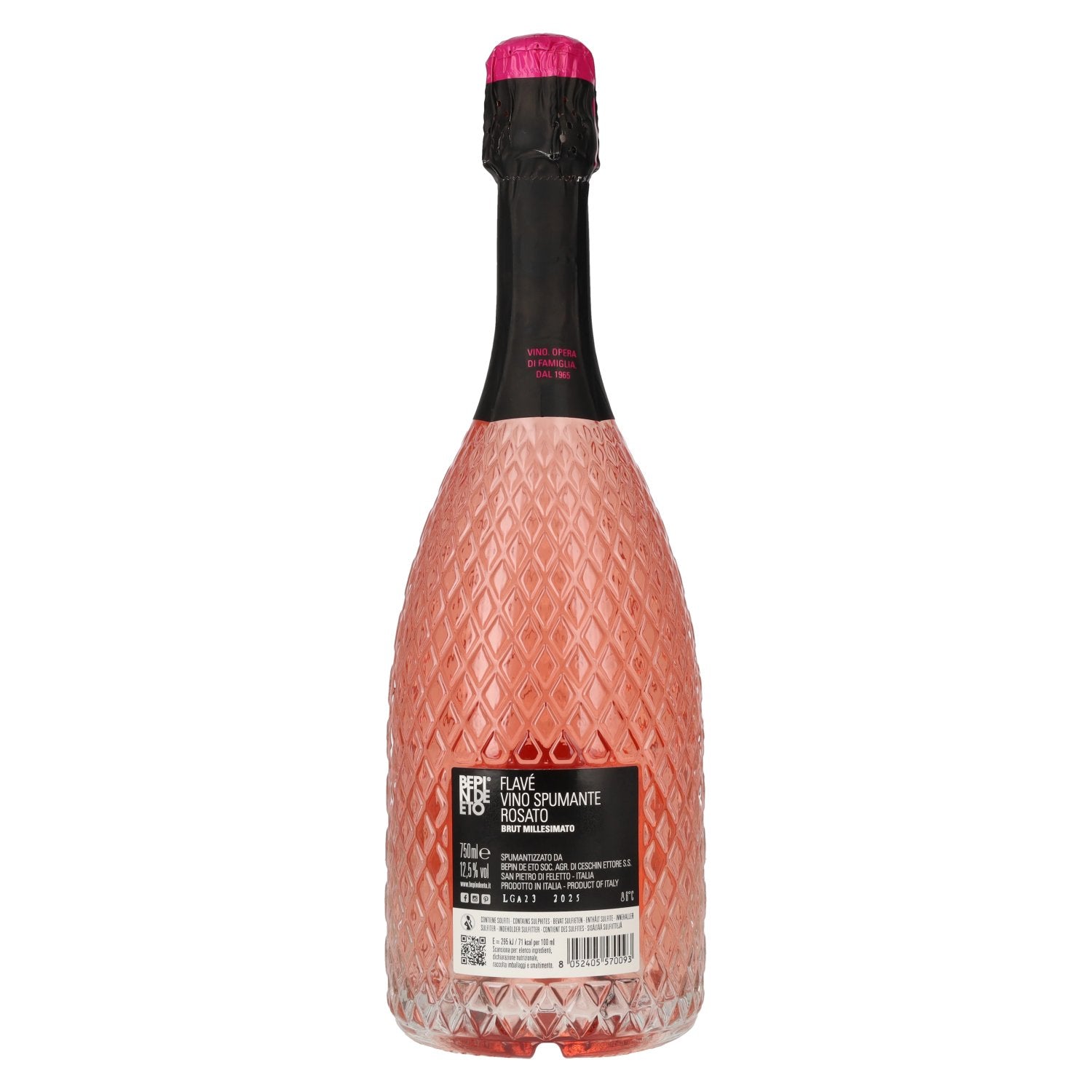 Bepin De Eto Vino Spumante Rosato Flavé Brut Millesimato 2025 12.5% Vol. 0.75l