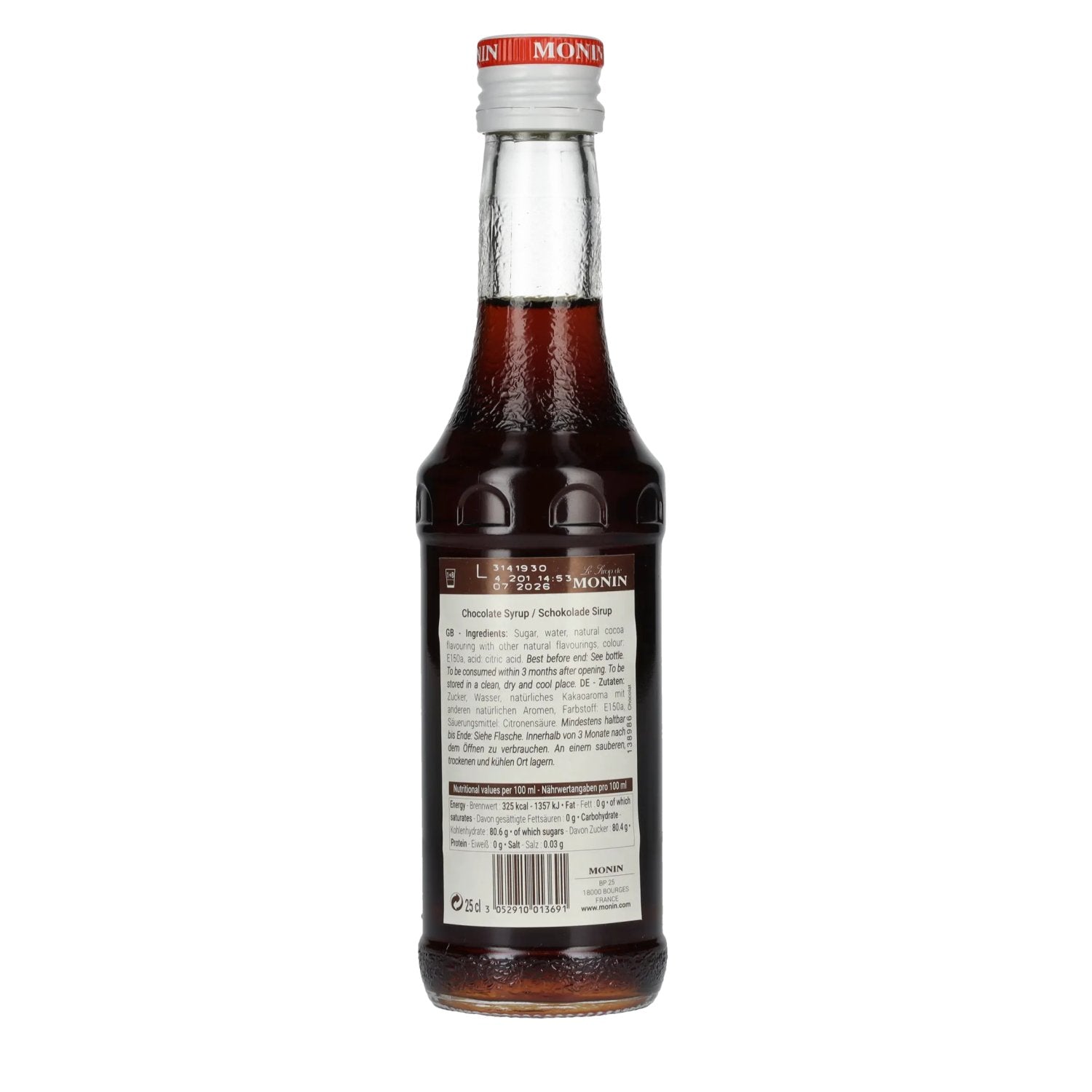 Monin Chocolate Syrup 0.25l