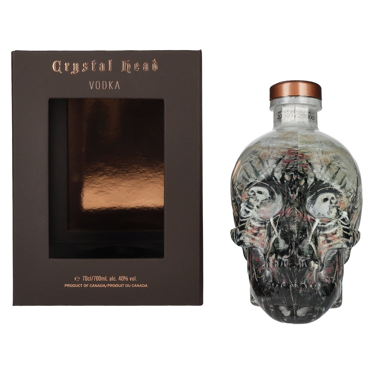 Crystal Head Vodka John Alexander Artist Series 40% Vol. 0.7l in Gift Box