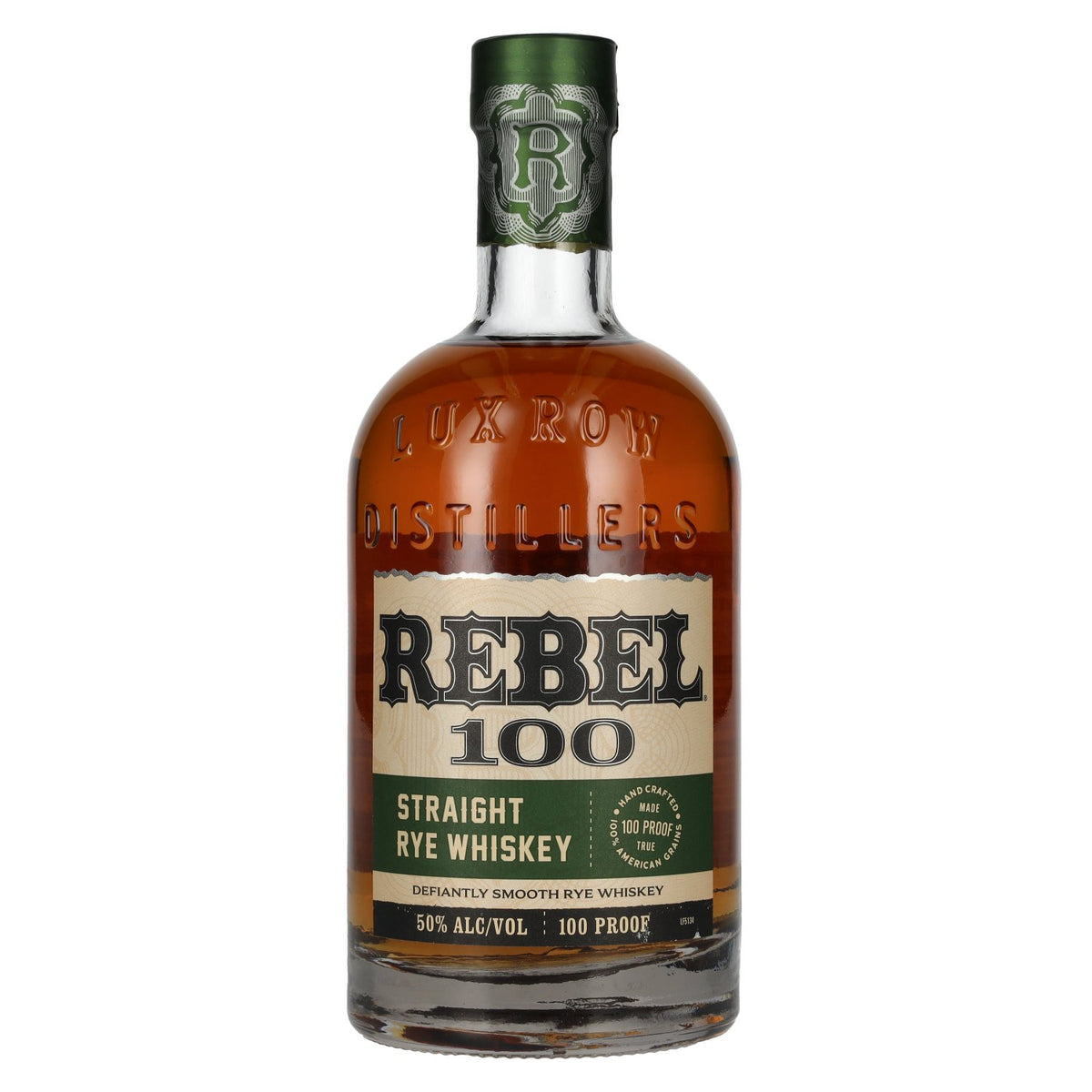 Rebel 100 Straight Rye Whiskey 50% Vol. 0.7l