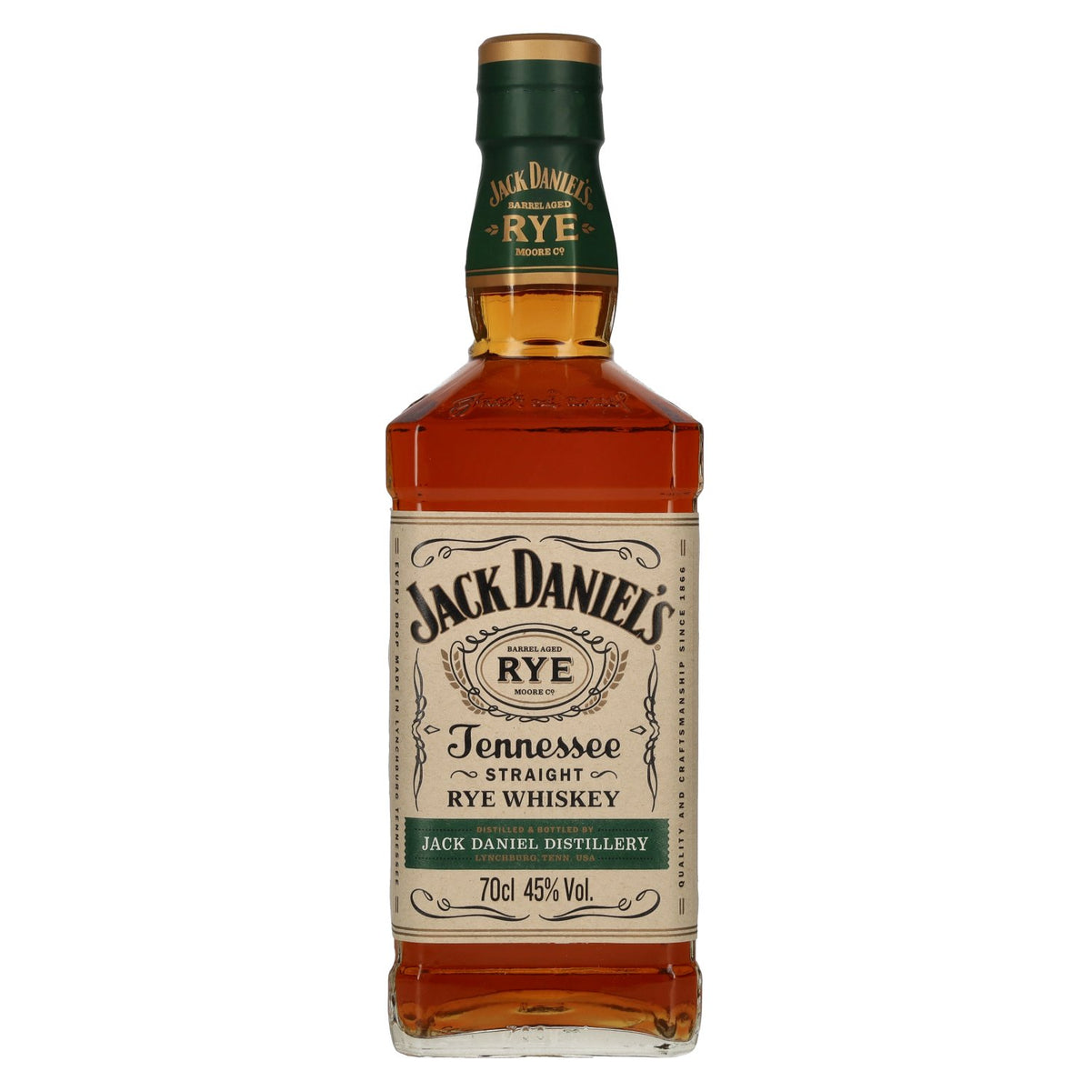 Jack Daniel's Tennessee RYE Straight Rye Whiskey 45% Vol. 0.7l