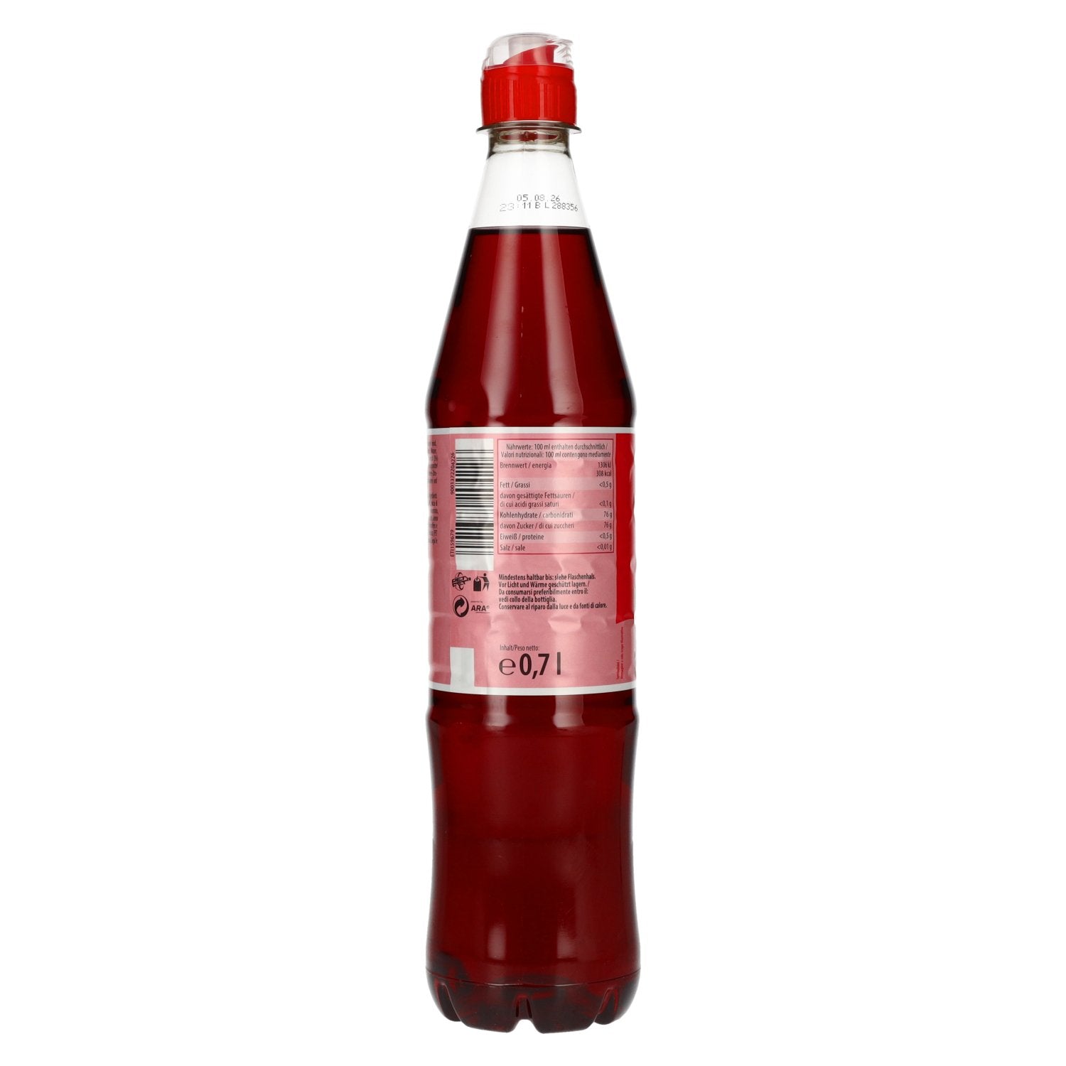 Spitz raspberry-lemon fruit syrup 0.7l PET
