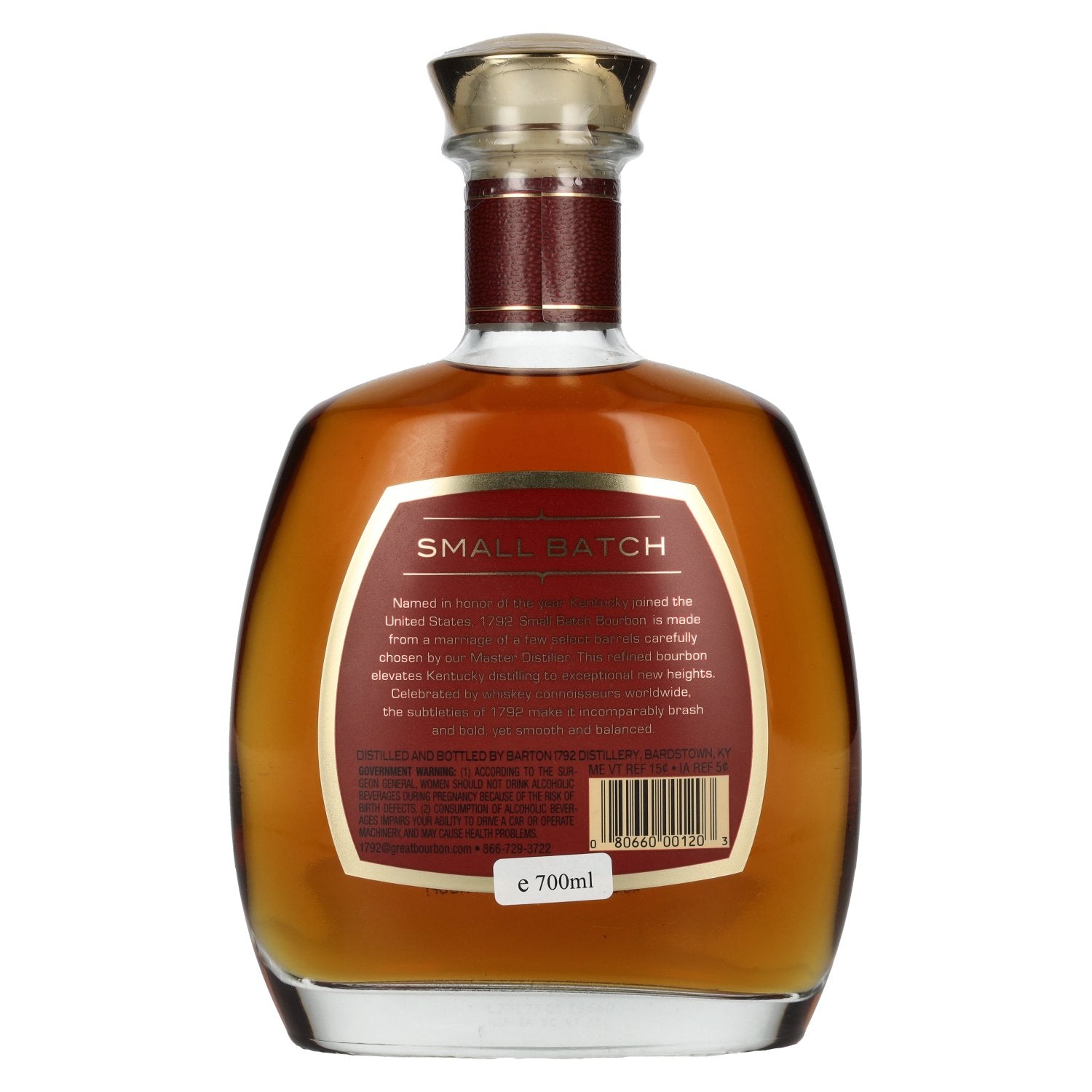 1792 Ridgemont SMALL BATCH Kentucky Straight Bourbon Whiskey 46,9% Vol. 0,7l