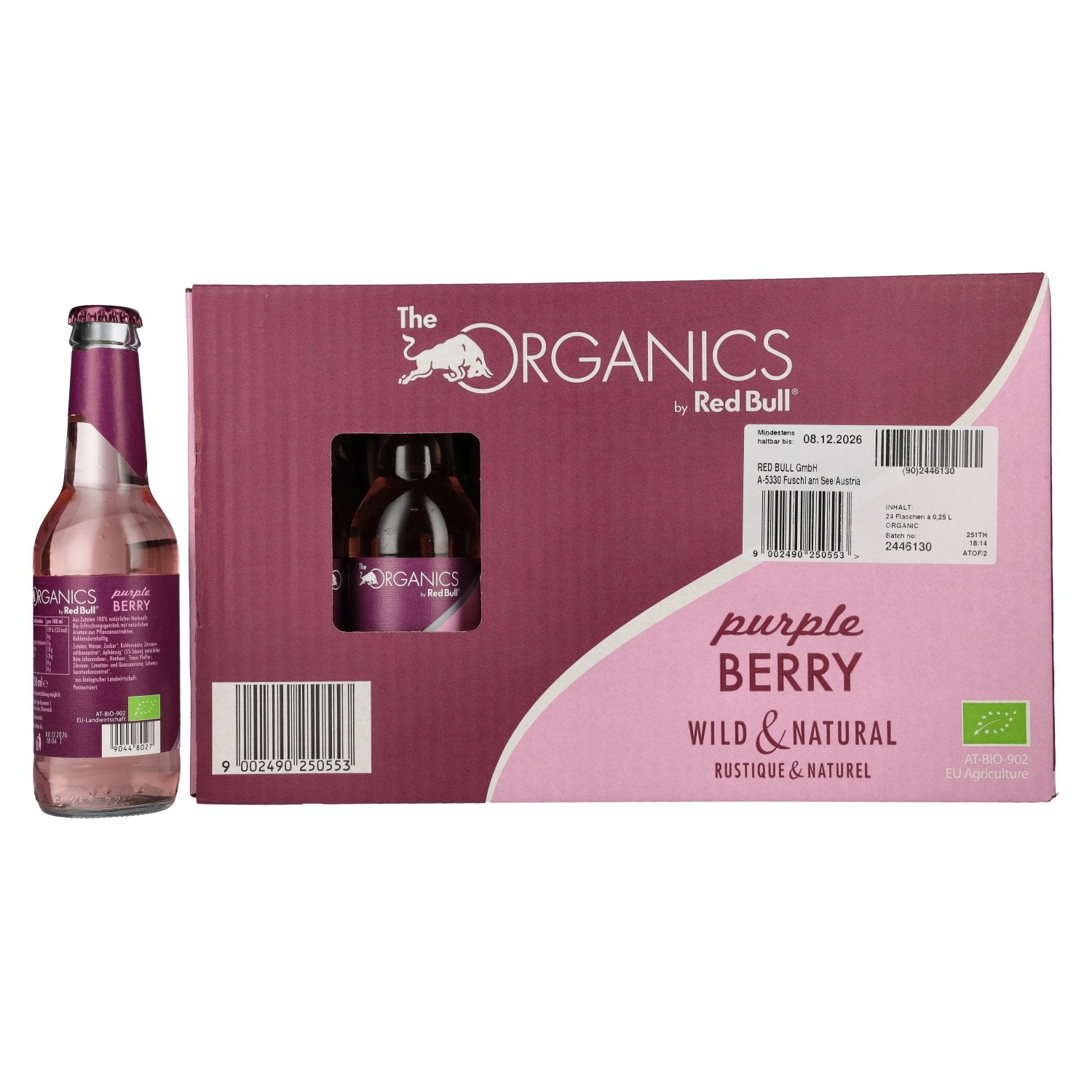 Red Bull Organics by Red Bull Purple BERRY 24x0,25l