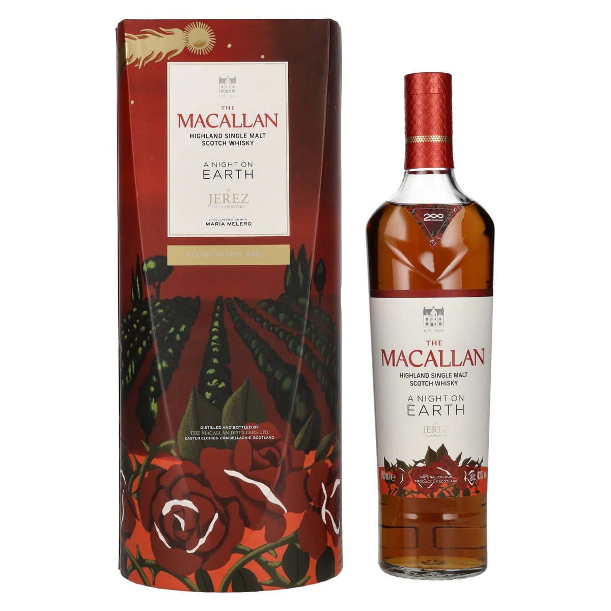The Macallan A NIGHT ON EARTH JEREZ 43% Vol. 0.7l in gift box