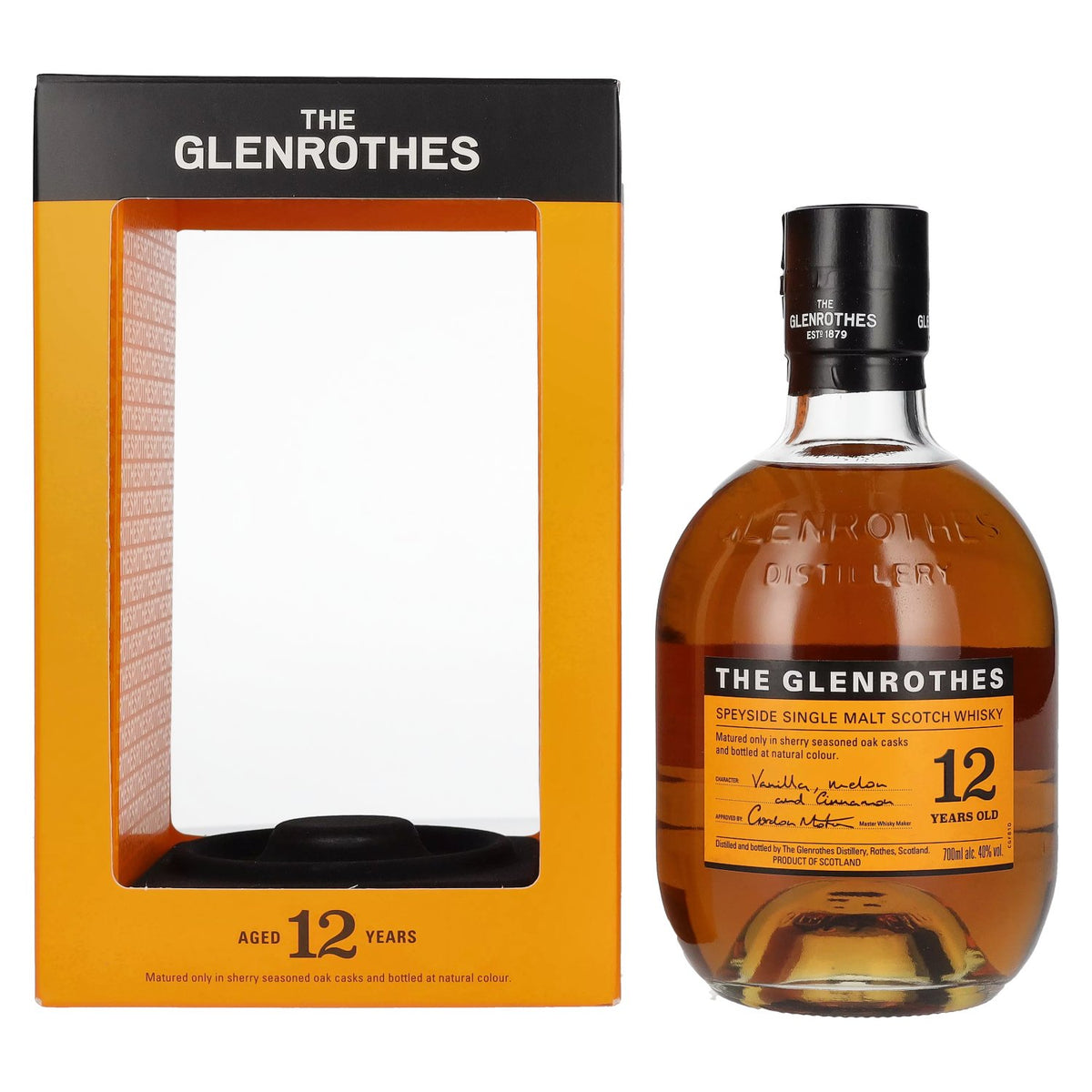 The Glenrothes 12 Years Old Speyside Single Malt 40% Vol. 0,7l in Geschenkbox