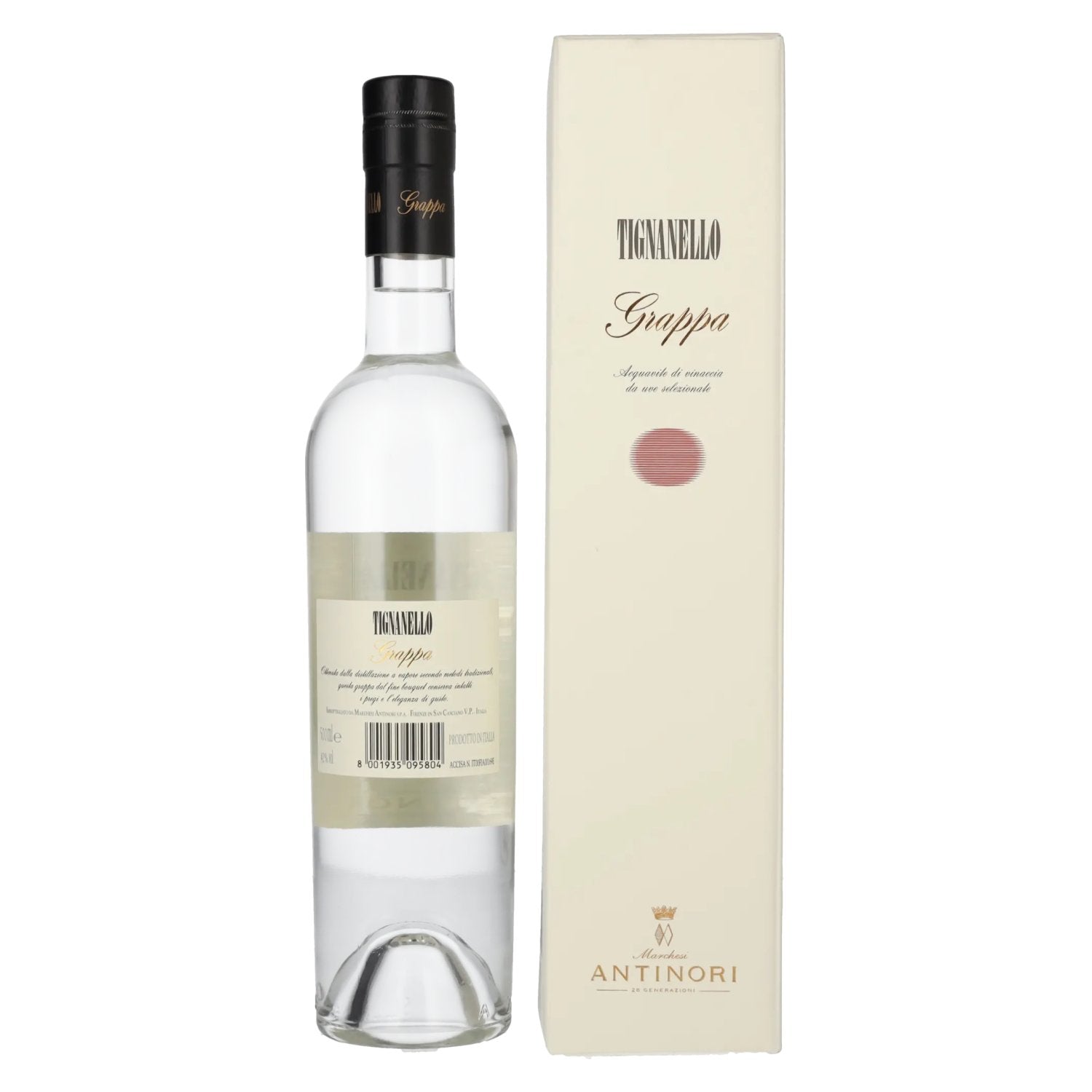Antinori Grappa Tignanello 42% Vol. 0,5l in Geschenkbox