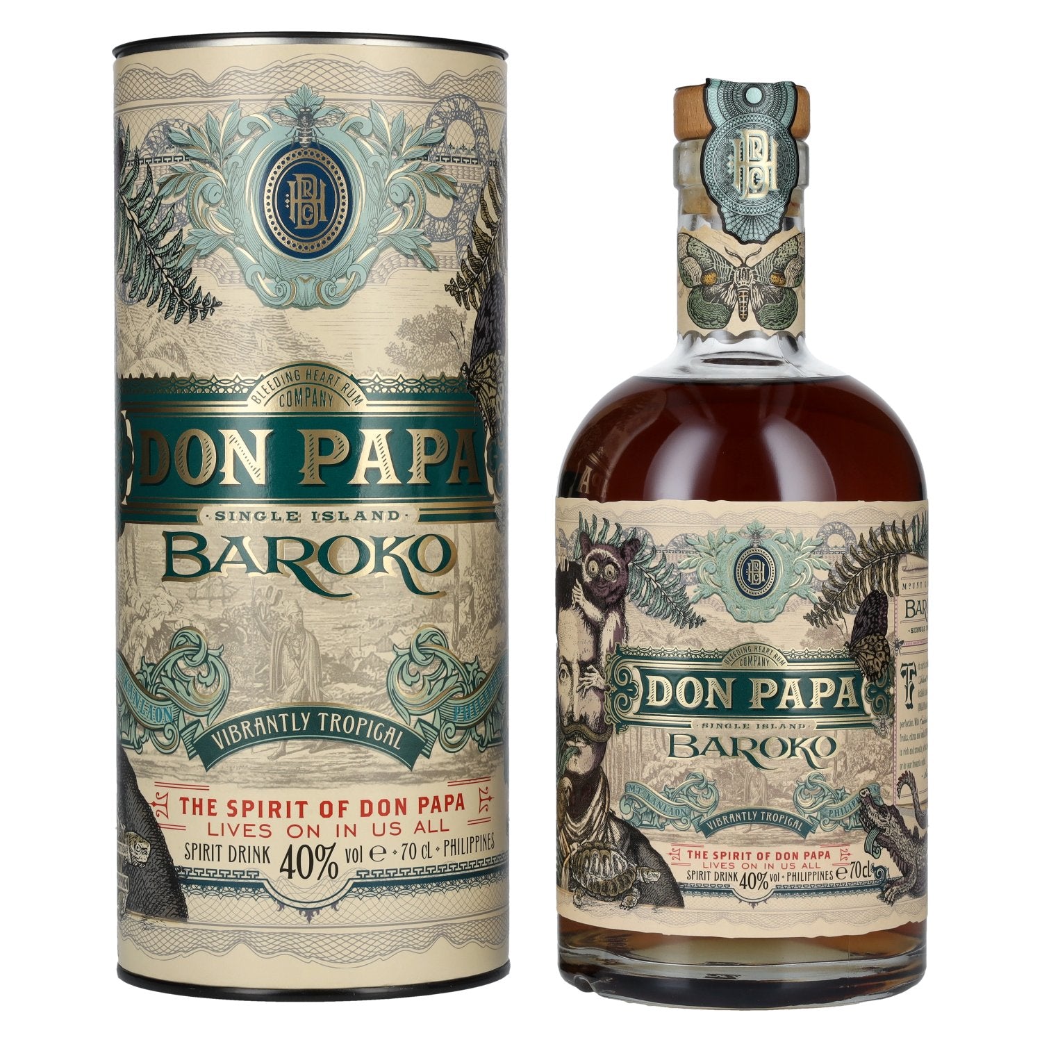 Don Papa BAROKO 40% Vol. 0.7l in Gift Box