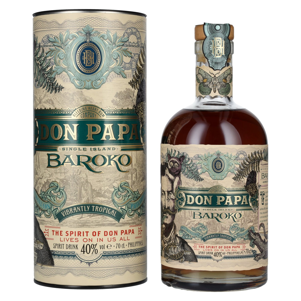 Don Papa BAROKO 40% Vol. 0.7l in Gift Box