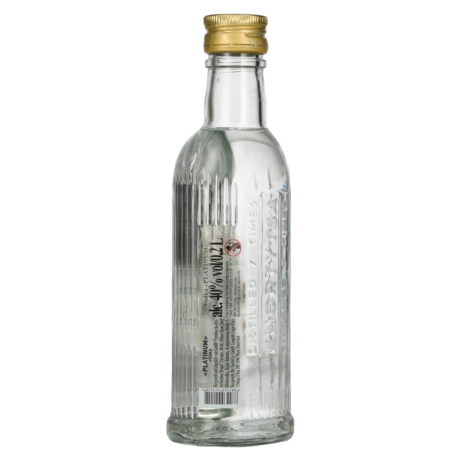 Khortytsa KHOR PLATINUM Vodka 40% Vol. 0.2l