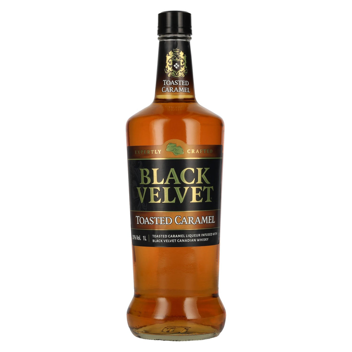 Black Velvet TOASTED CARAMEL Flavored Whisky 35% Vol. 1l