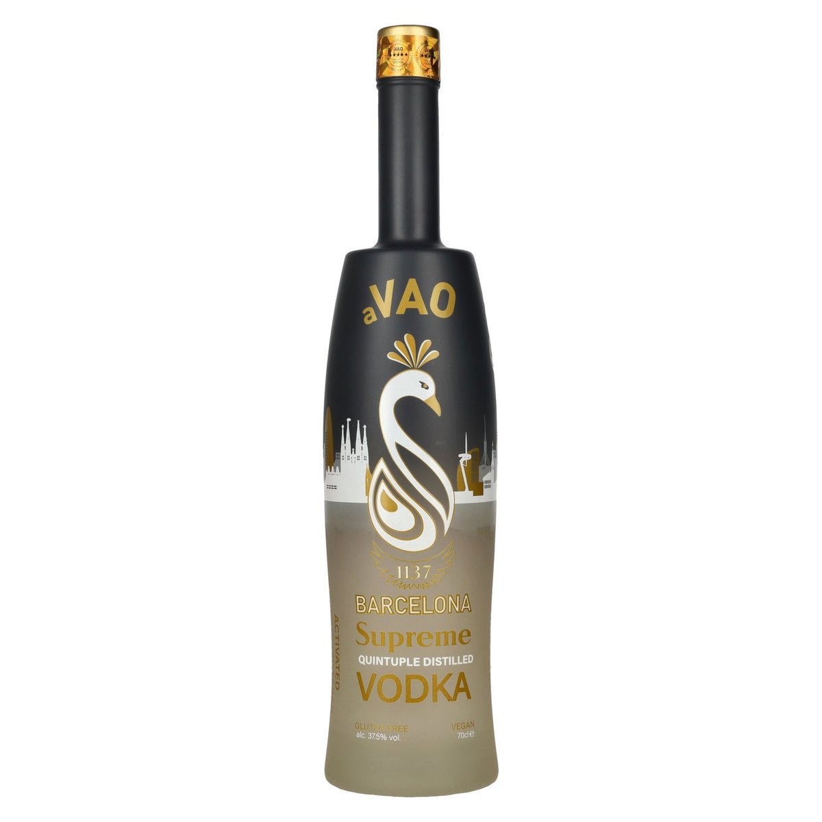 aVAO 1137 Barcelona Supreme Quintuple Distilled Vodka 37,5% Vol. 0,7l