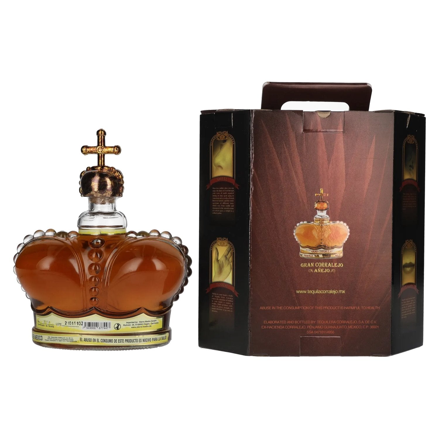 Gran Corralejo Tequila AÑEJO 100% Agave 38% Vol. 1l in gift box