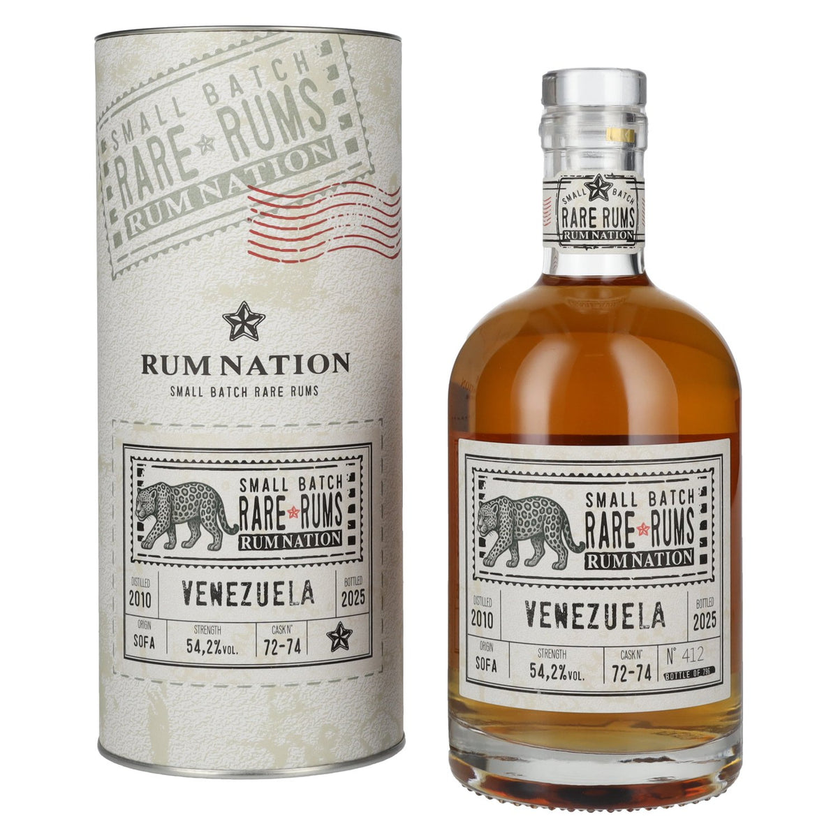 Rum Nation Rare Rums VENEZUELA 2010/2025 54,2% Vol. 0,7l in Geschenkbox
