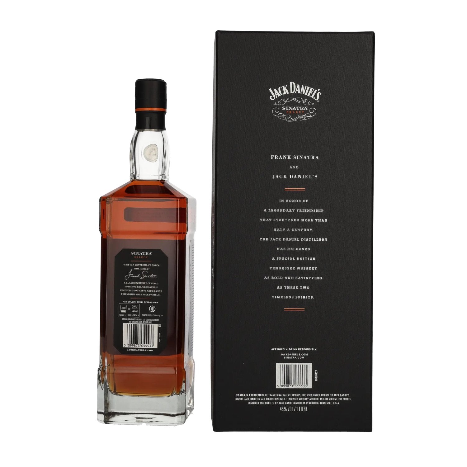 Jack Daniel's Sinatra Select Bold Smooth Classic 45% Vol. 1L in gift box