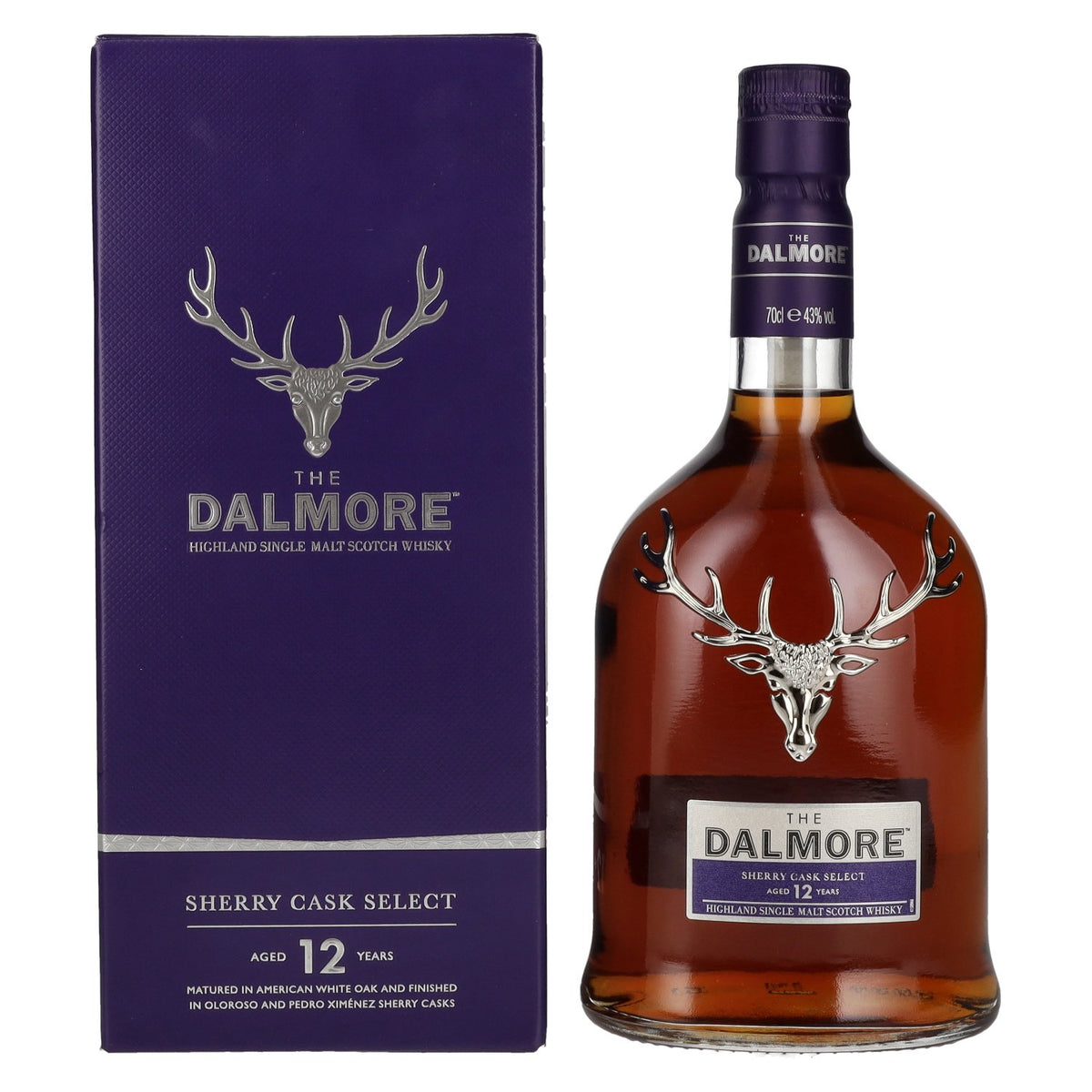 The Dalmore 12 Years Old SHERRY CASK SELECT 43% Vol. 0,7l in Geschenkbox