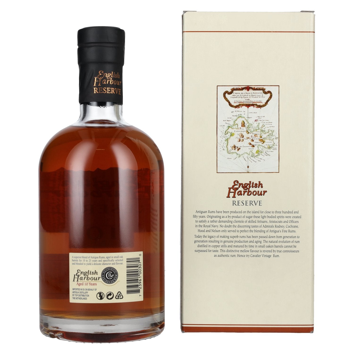 English Harbour RESERVE 10 Years Old Rum 40% Vol. 0,7l in Geschenkbox