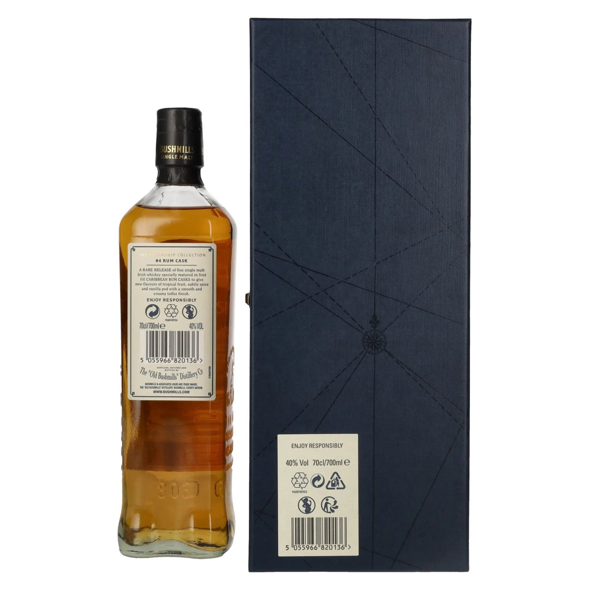 Bushmills RUM CASK Reserve The Steamship Collection 40% Vol. 0.7l in gift box