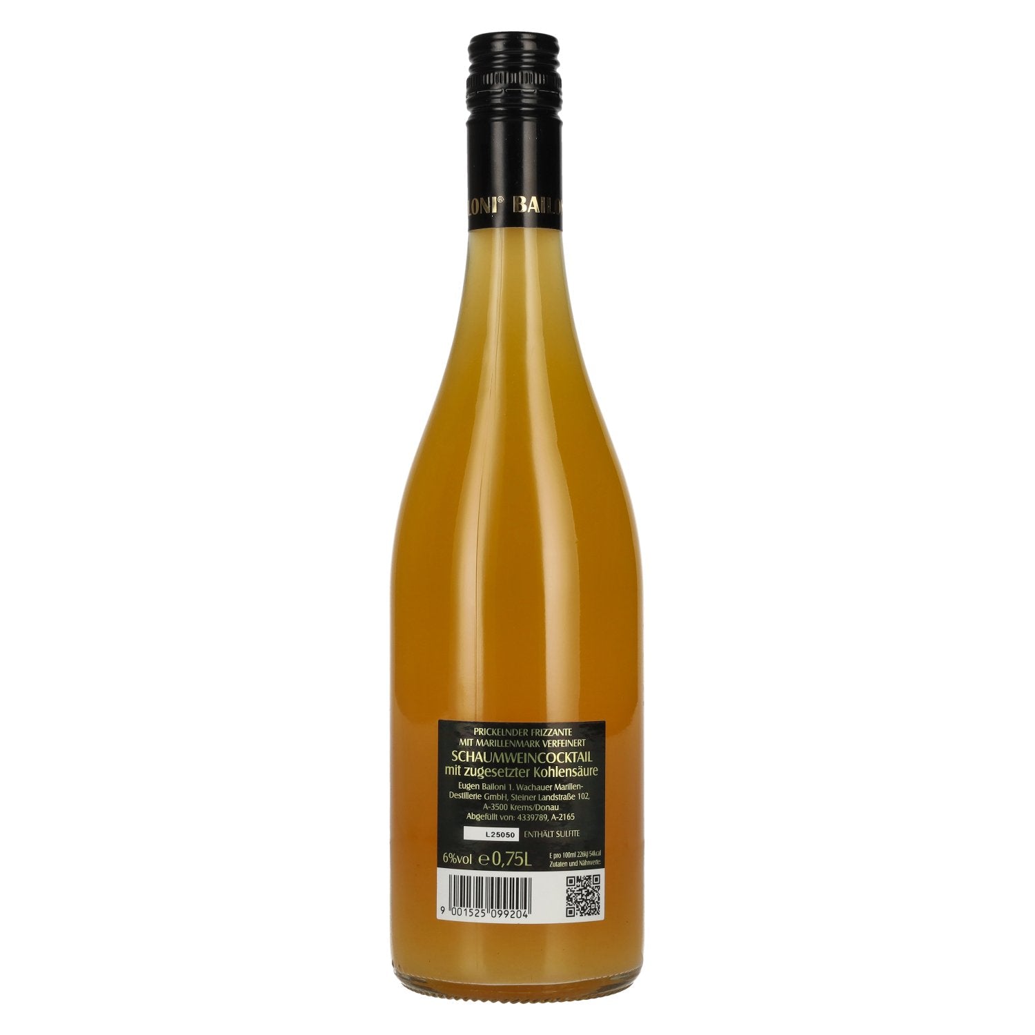 Bailoni Gold Apricot Frizzante naturally cloudy 6% vol. 0.75l