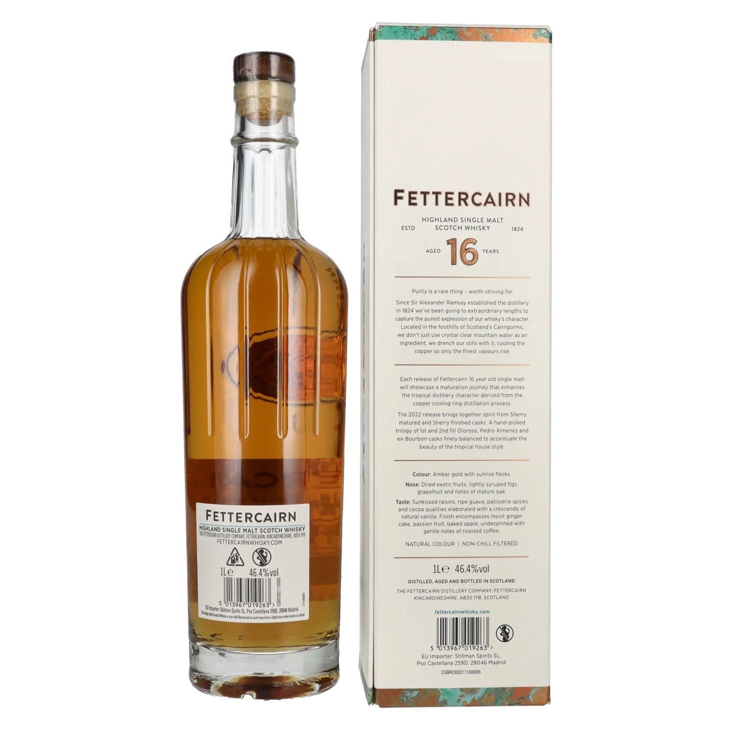 Fettercairn 16 Years Old Highland Single Malt Scotch Whisky 46.4% Vol. 1l in gift box