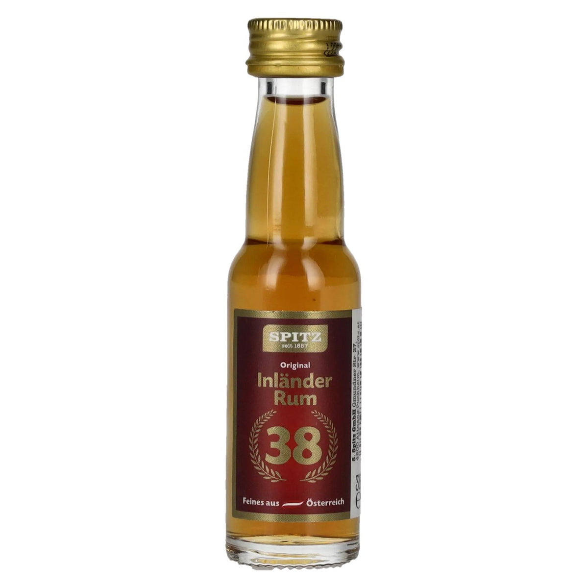 Spitz Domestic Rum 38% Vol. 0.02l