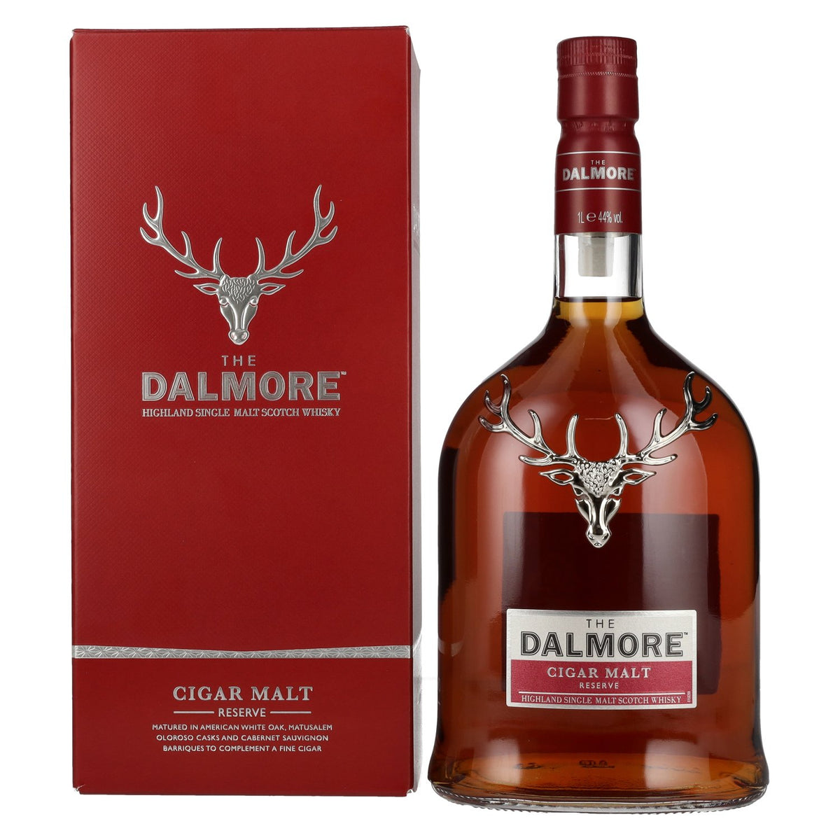The Dalmore CIGAR MALT Reserve Highland Single Malt Scotch Whisky 44% Vol. 1l in Geschenkbox