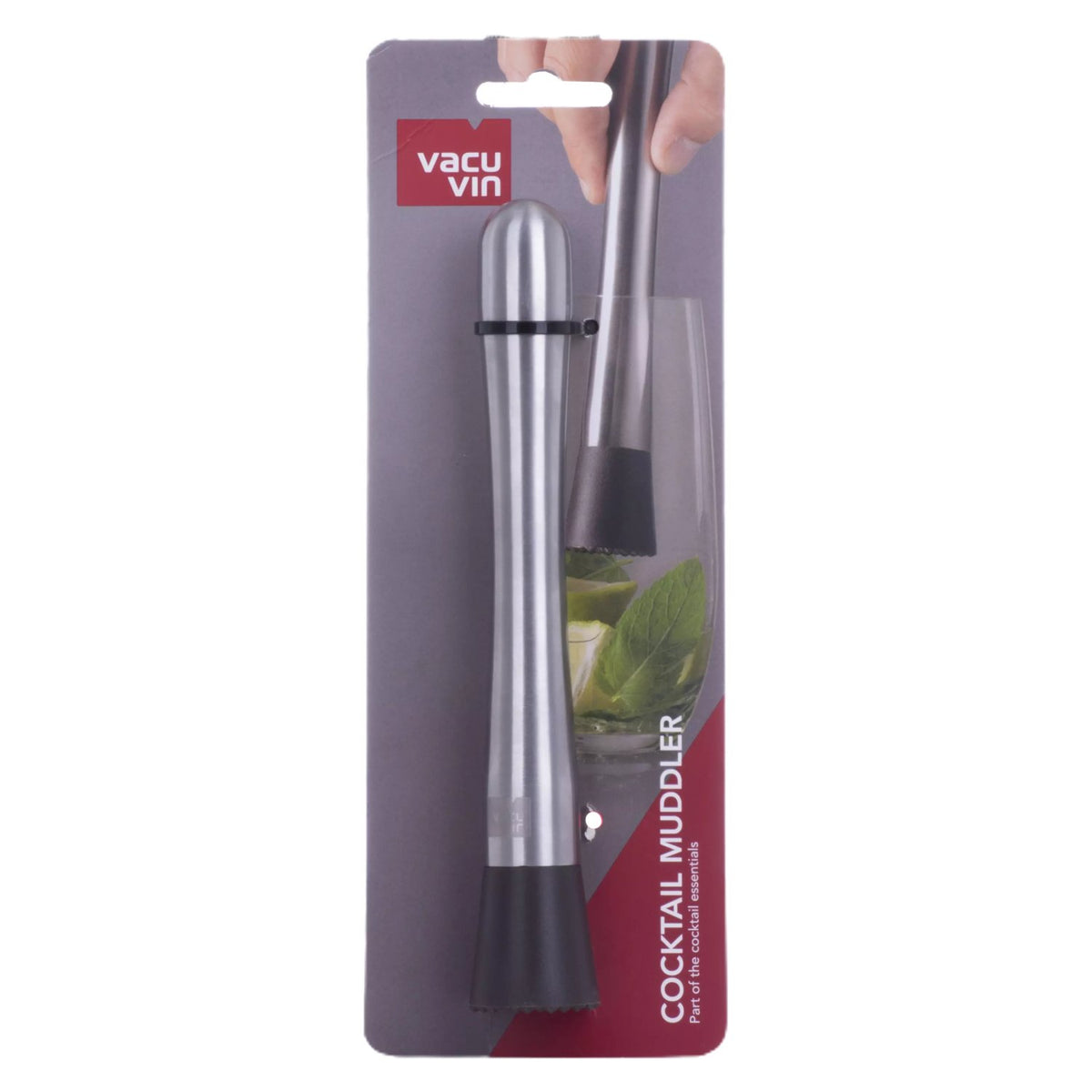 VACU VIN Cocktail Muddler Stainless Steel 20.5 cm 1 Piece