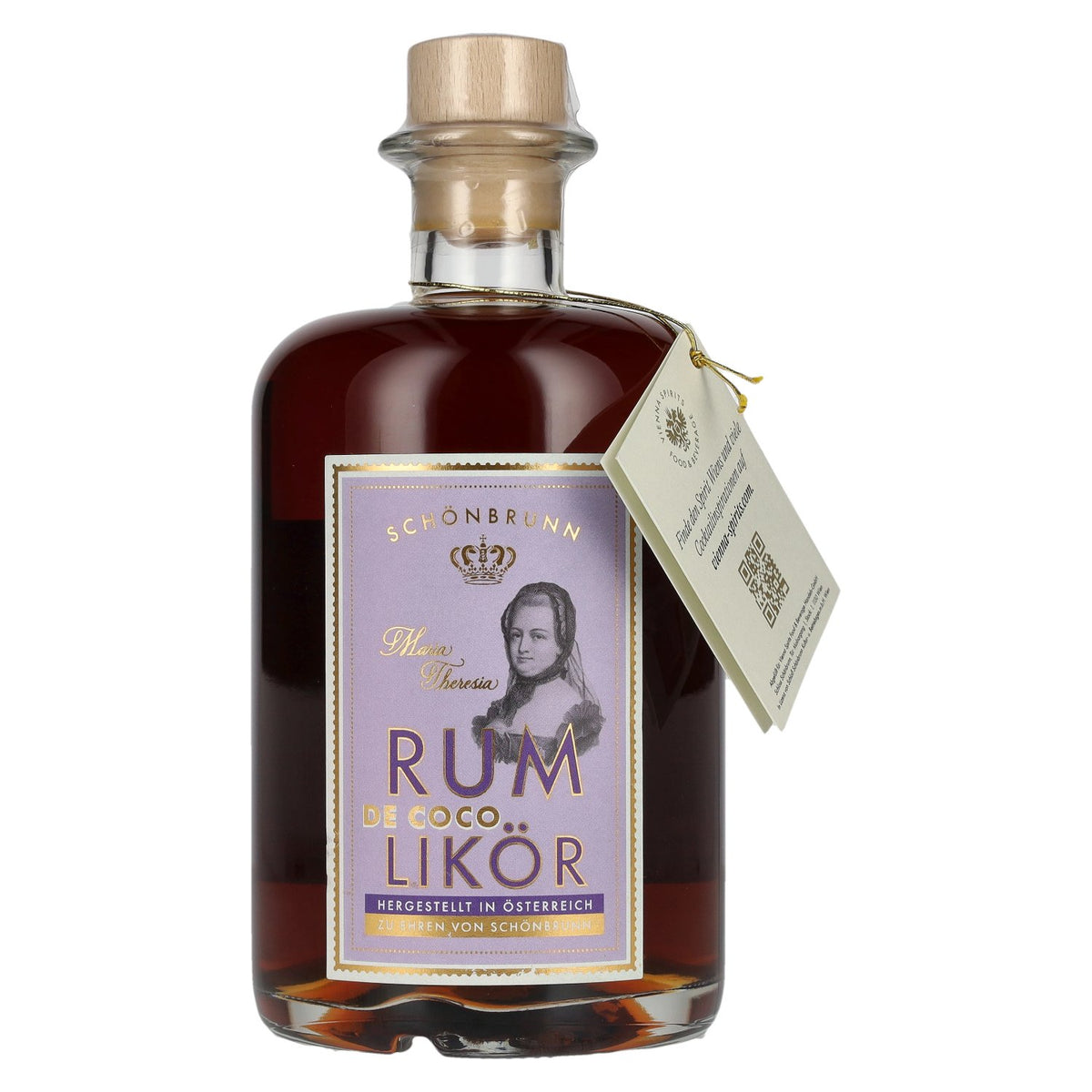 Schönbrunn Vienna Maria Theresia Rum de Coco Liqueur 40% Vol. 0,5l