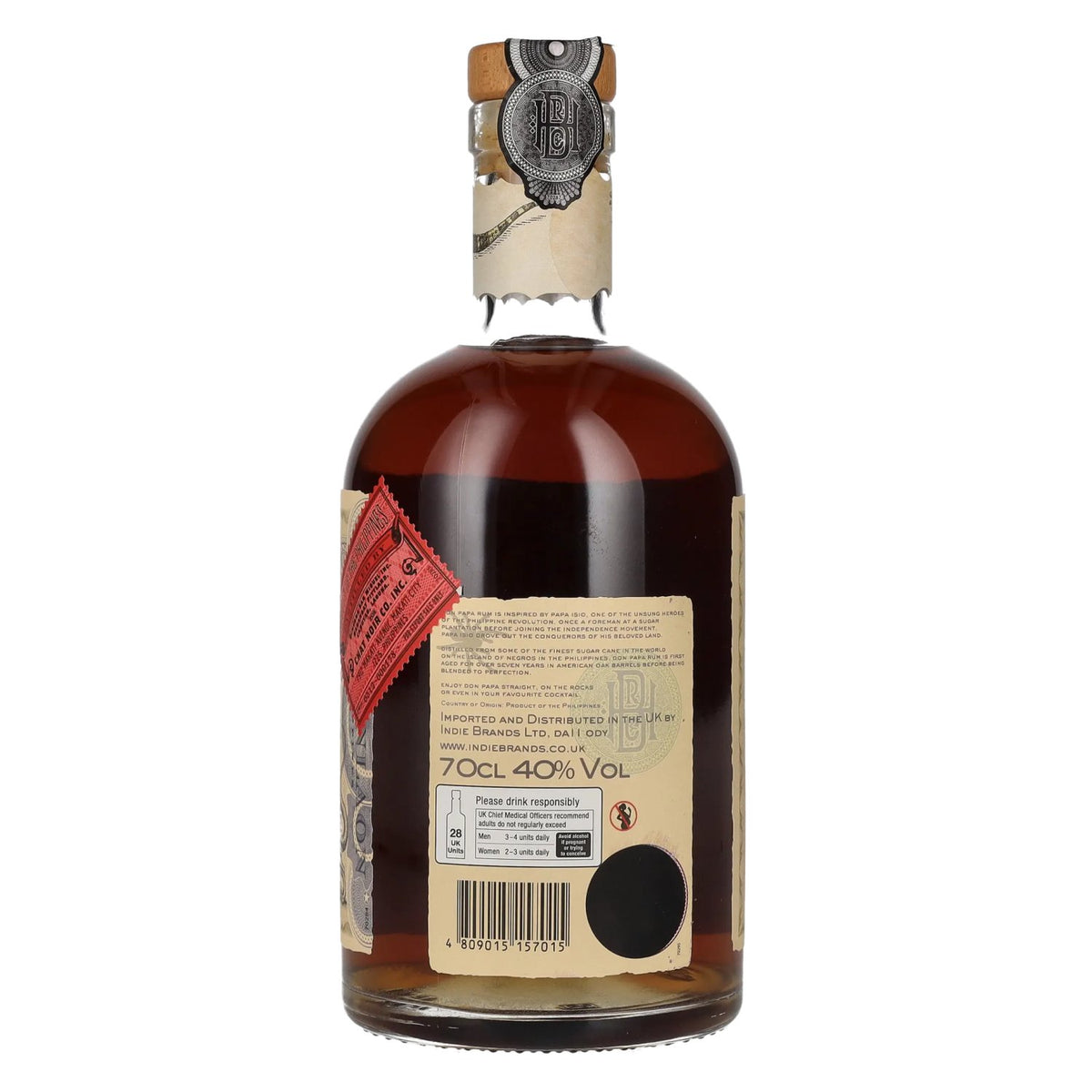 Don Papa 7 Years Old Small Batch Rum – Old Edition 40% ABV 0.7l