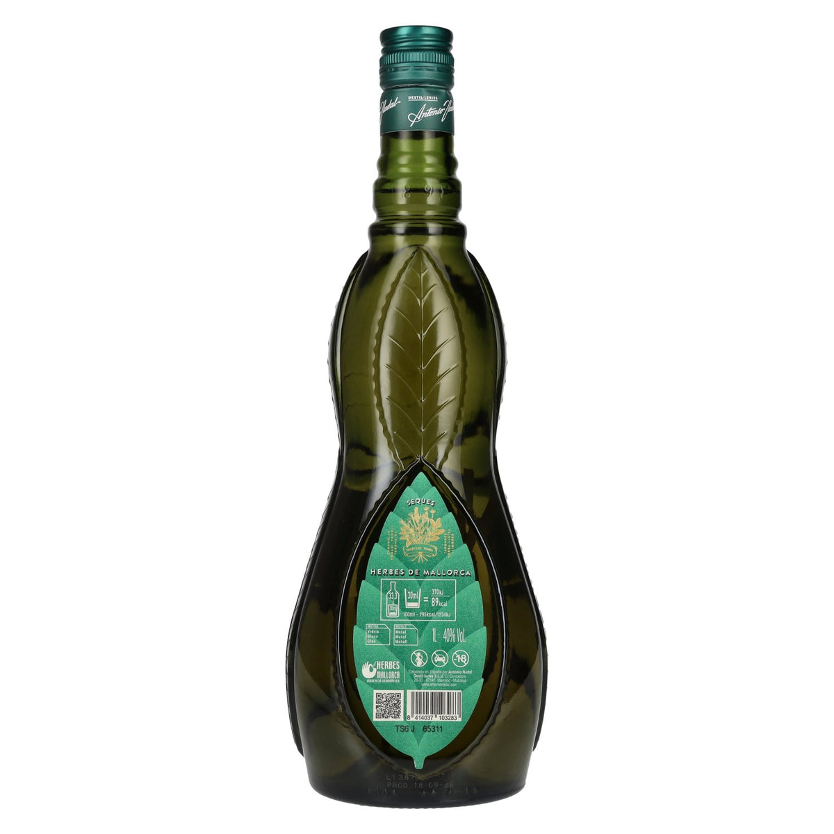 Hierbas Túnel de Mallorca Secas 40% ABV 1l