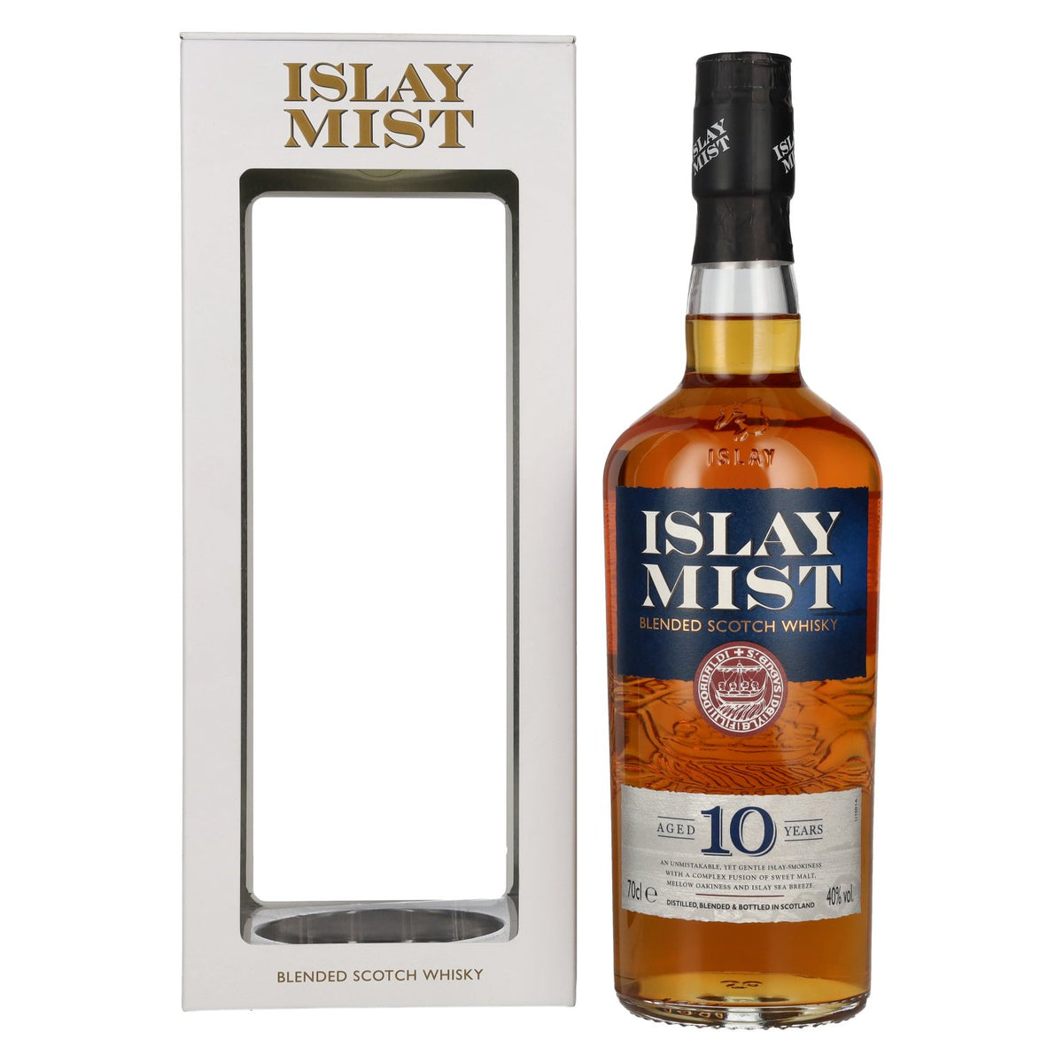 Islay Mist 10 Years Old Blended Scotch Whisky 40% Vol. 0.7l in Tin Box