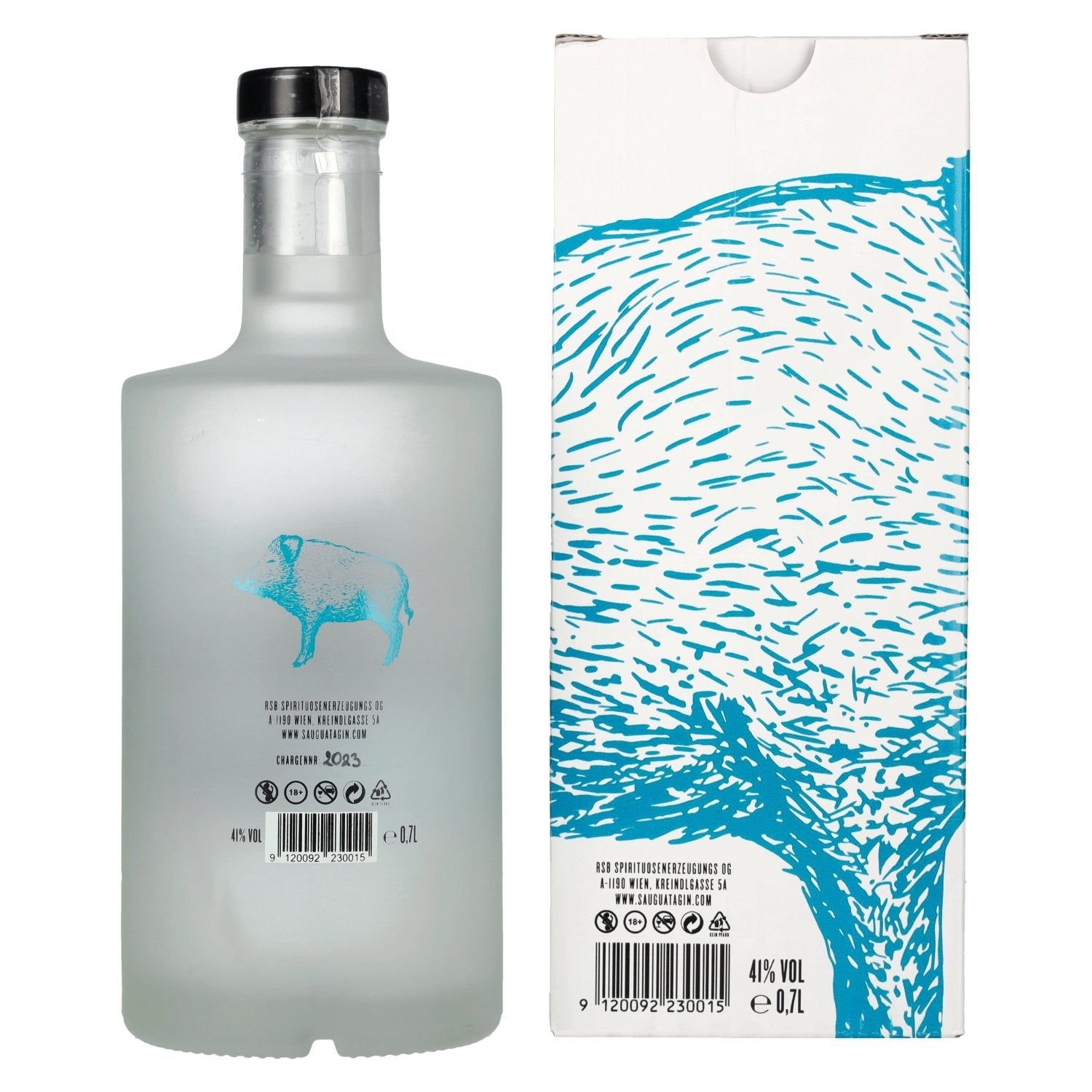 Sau-Guata Gin 41% Vol. 0,7l in Geschenkbox