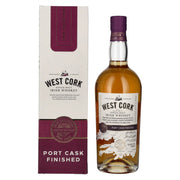 West Cork Irish Whiskey, PORT CASK FINISHED, 43% vol., 0.7 l, in a gift box