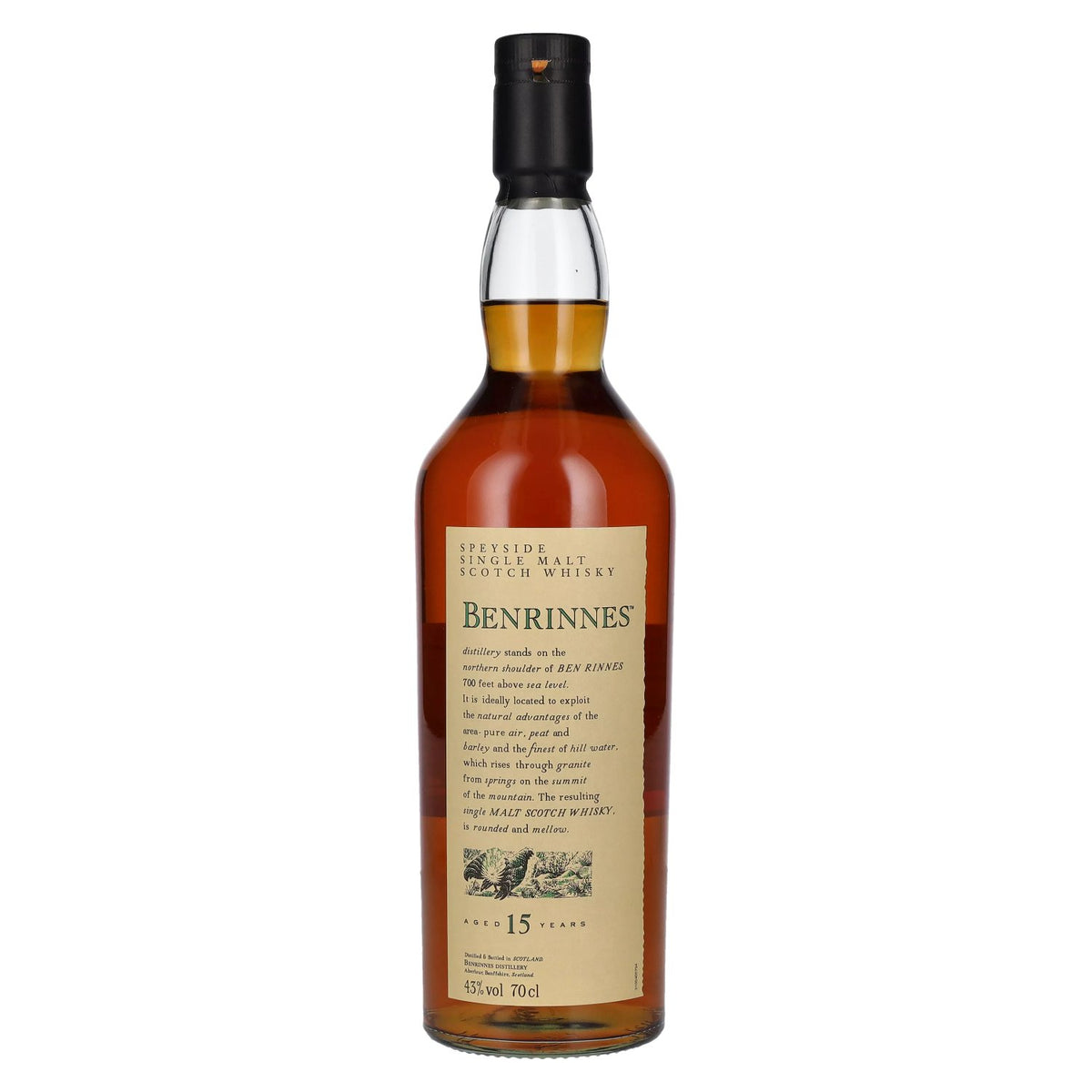 Benrinnes 15 Years Old FLORA &amp; FAUNA Speyside Single Malt 2021 43% ABV 0.7l