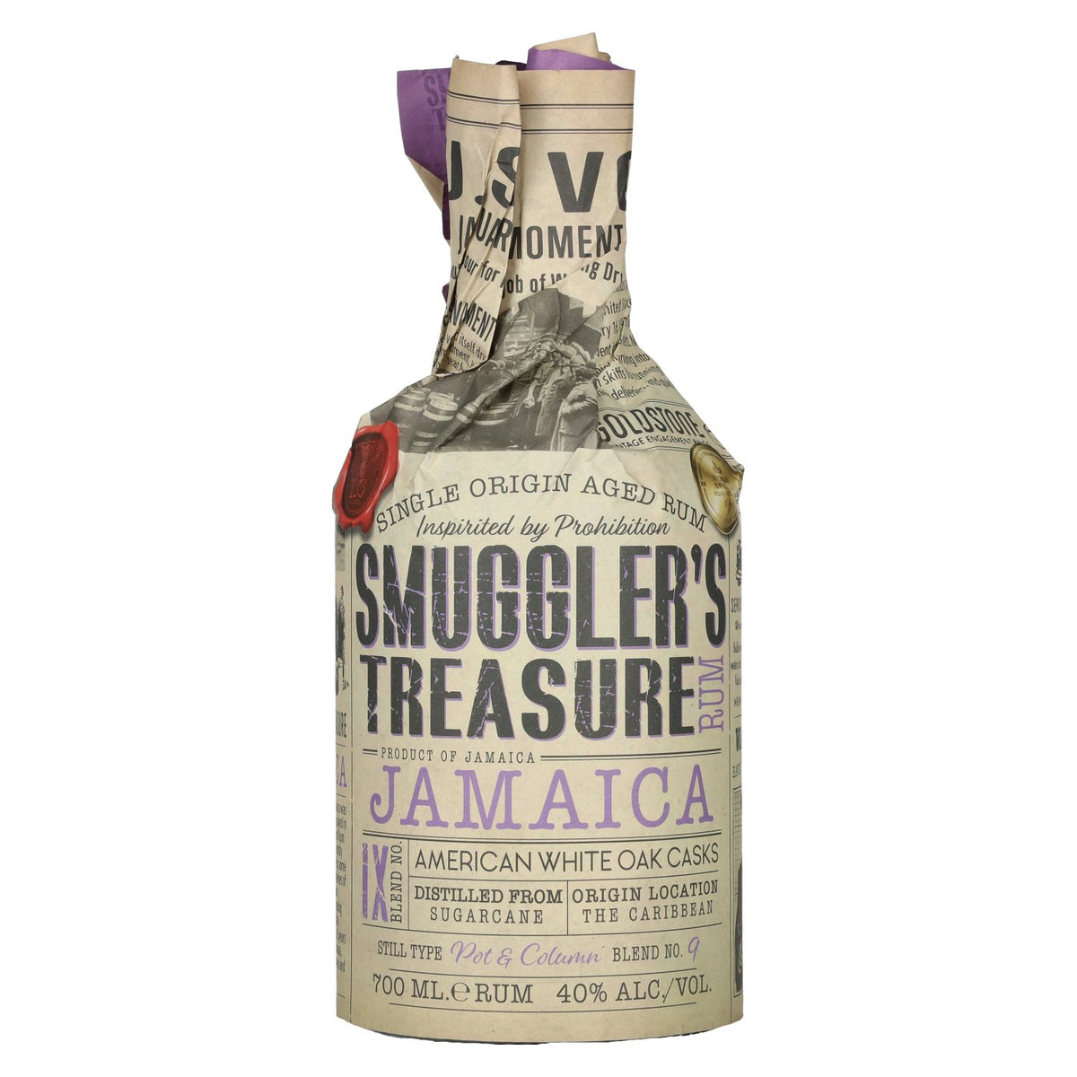 Smuggler's Treasure JAMAICA Single Origin Aged Rum 40% Vol. 0.7l