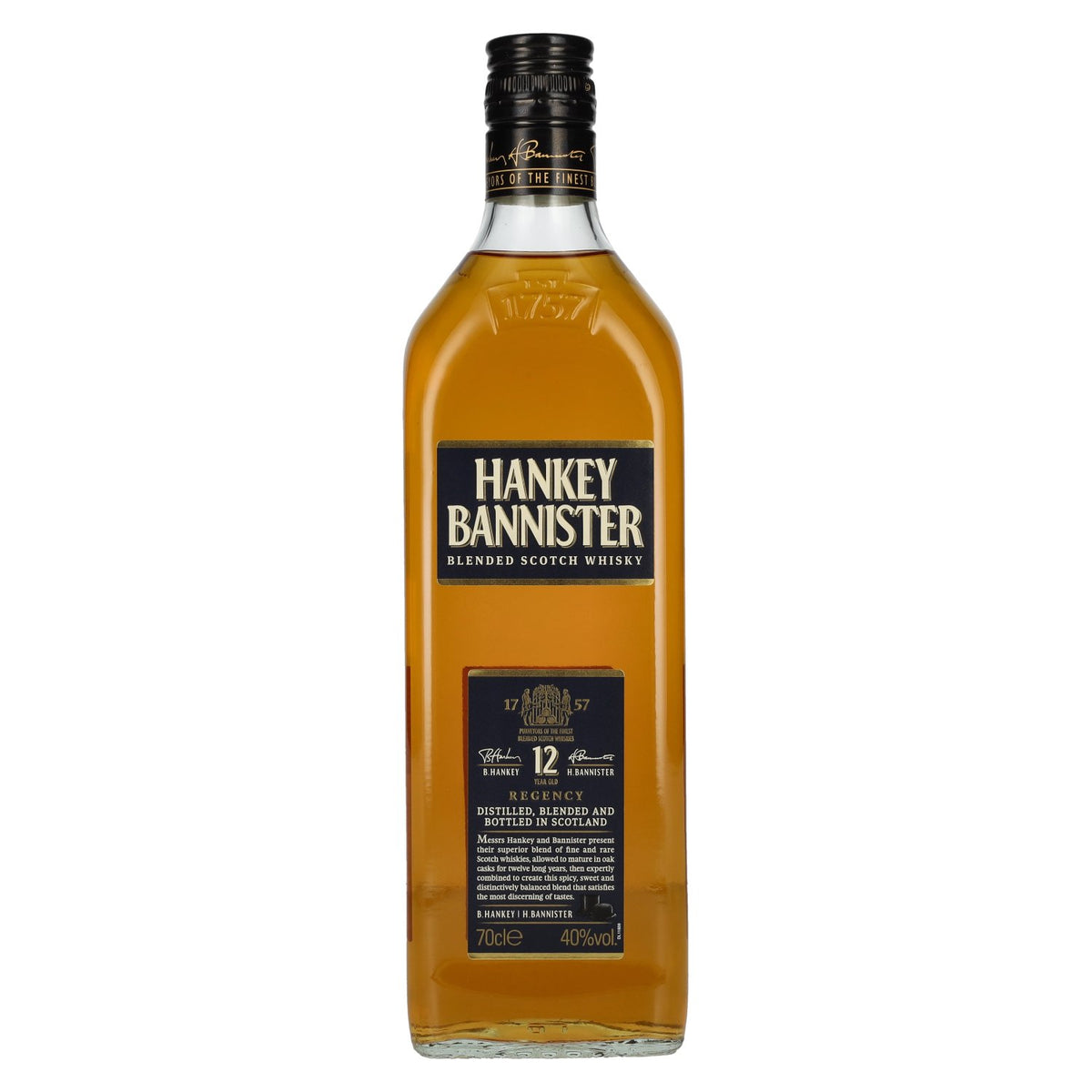 Hankey Bannister REGENCY 12 Years Old Blended Scotch Whisky 40% Vol. 0.7l