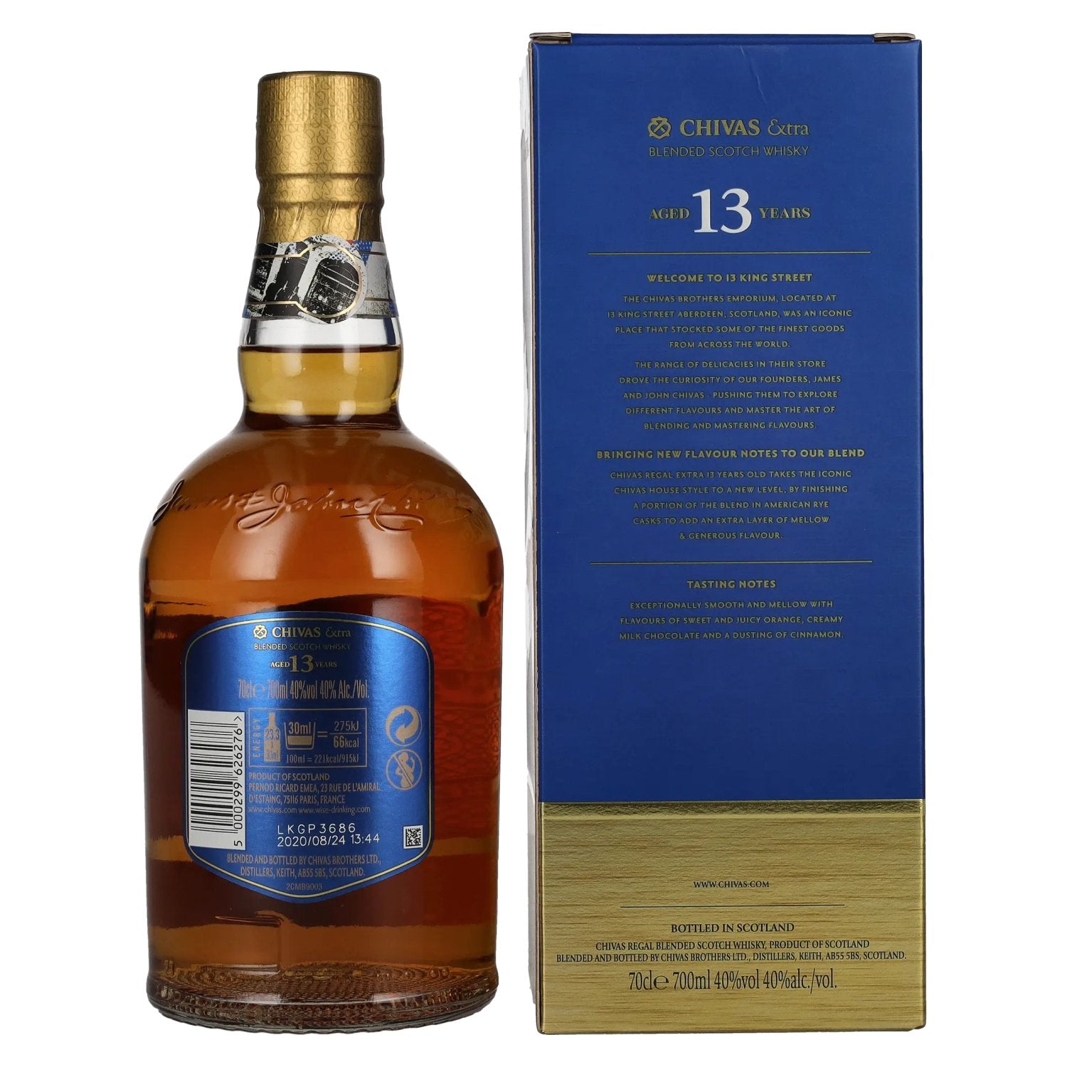 Chivas Regal EXTRA 13 Years Old AMERICAN RYE CASKS Finish 40% Vol. 0,7l in Geschenkbox