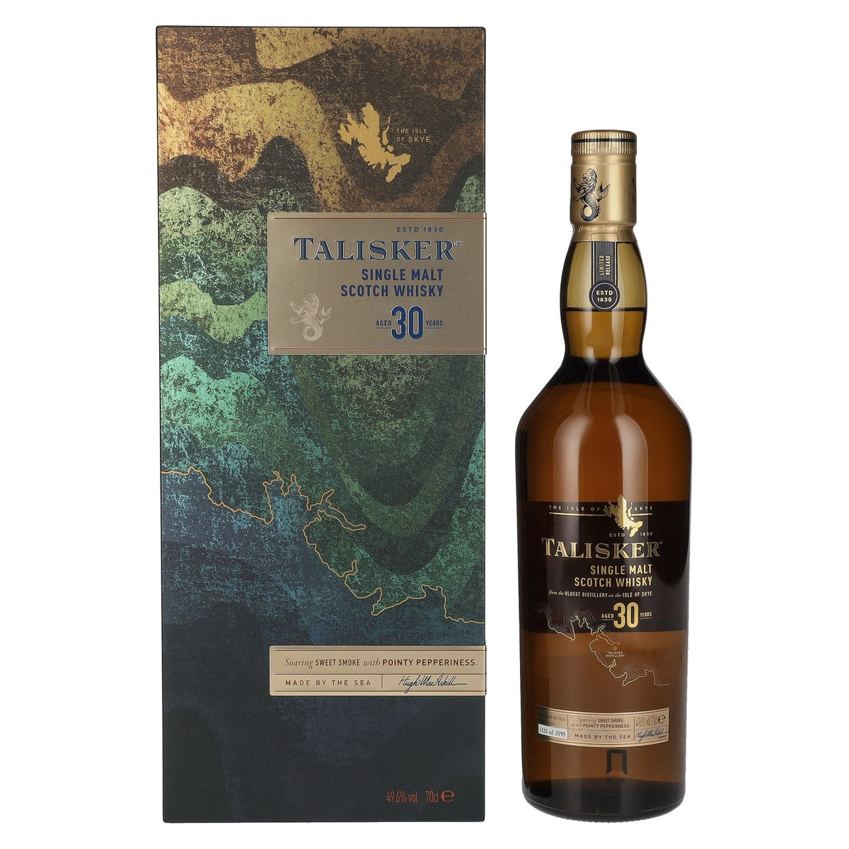 Talisker 30 Years Old Single Malt Scotch Whisky Limited Release 49.6% Vol. 0.7l in Gift Box