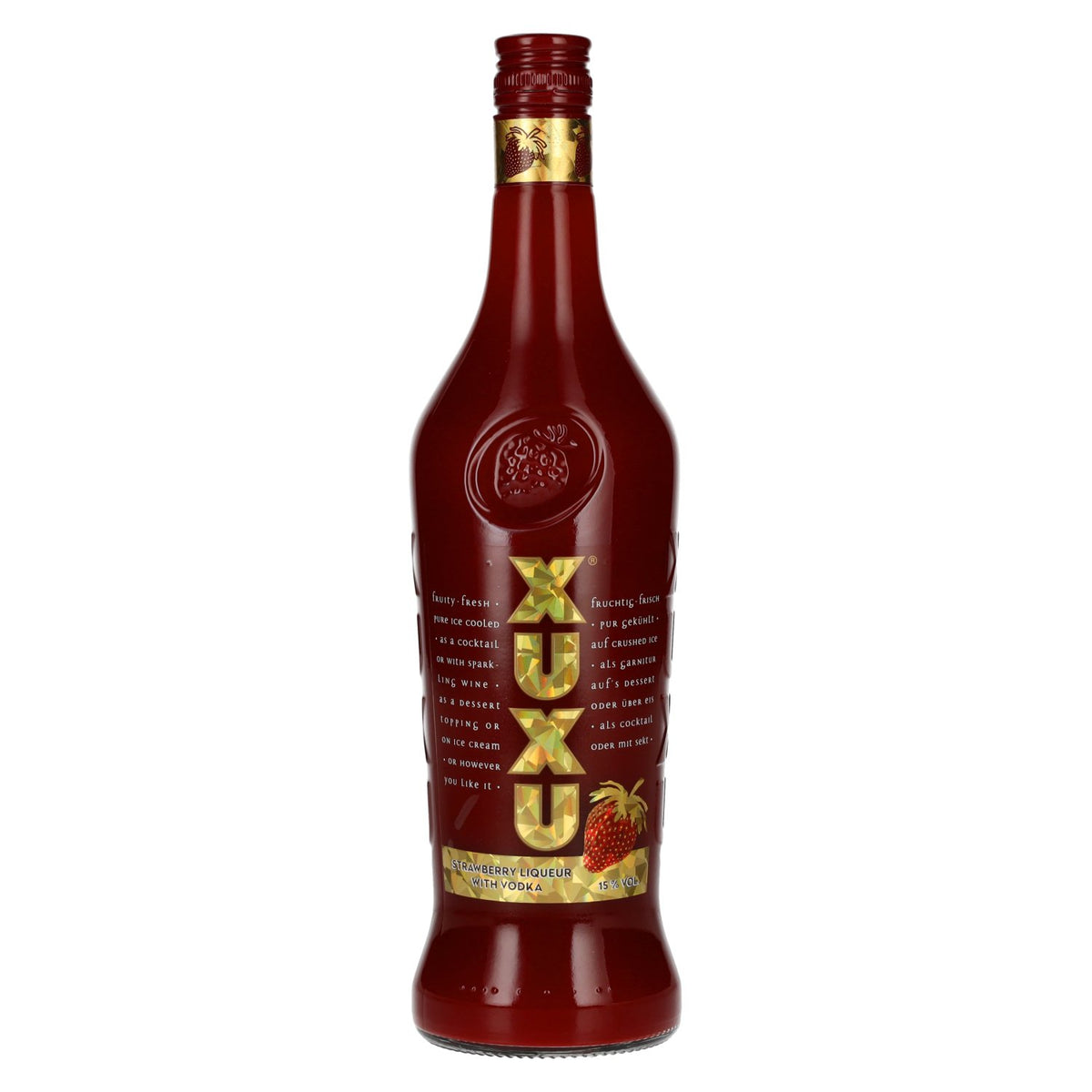 XUXU Strawberry Liqueur with Vodka 15% Vol. 0,7l