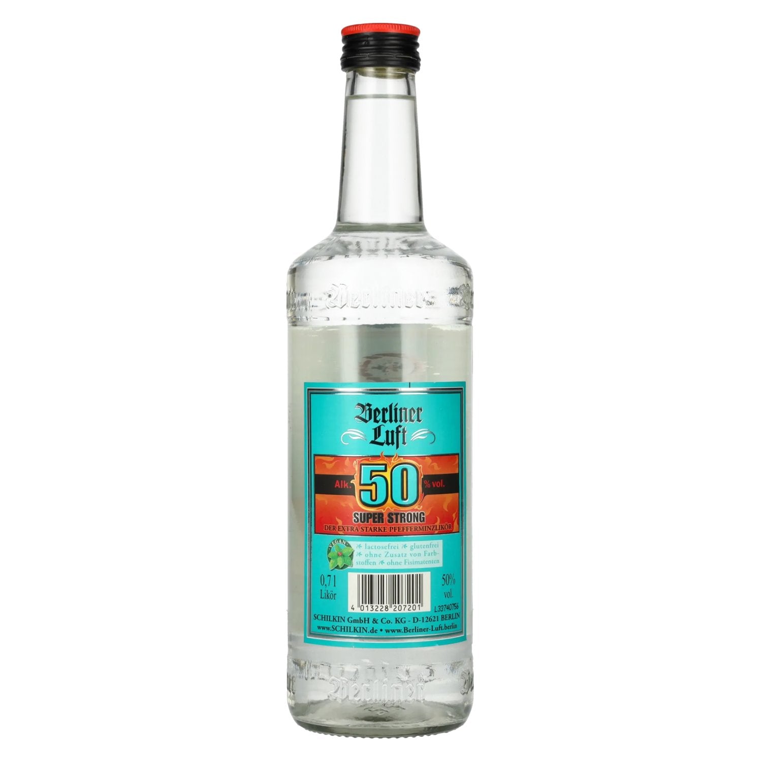 Berliner Luft SUPER STRONG Pfefferminzlikör 50% Vol. 0,7l