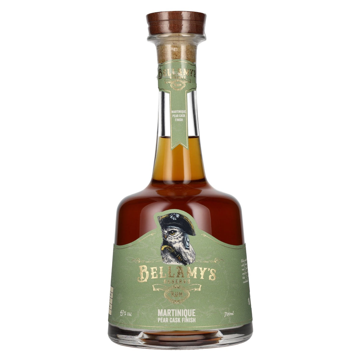Bellamy's Reserve Rum MARTINIQUE PEAR CASK FINISH 43% Vol. 0.7l