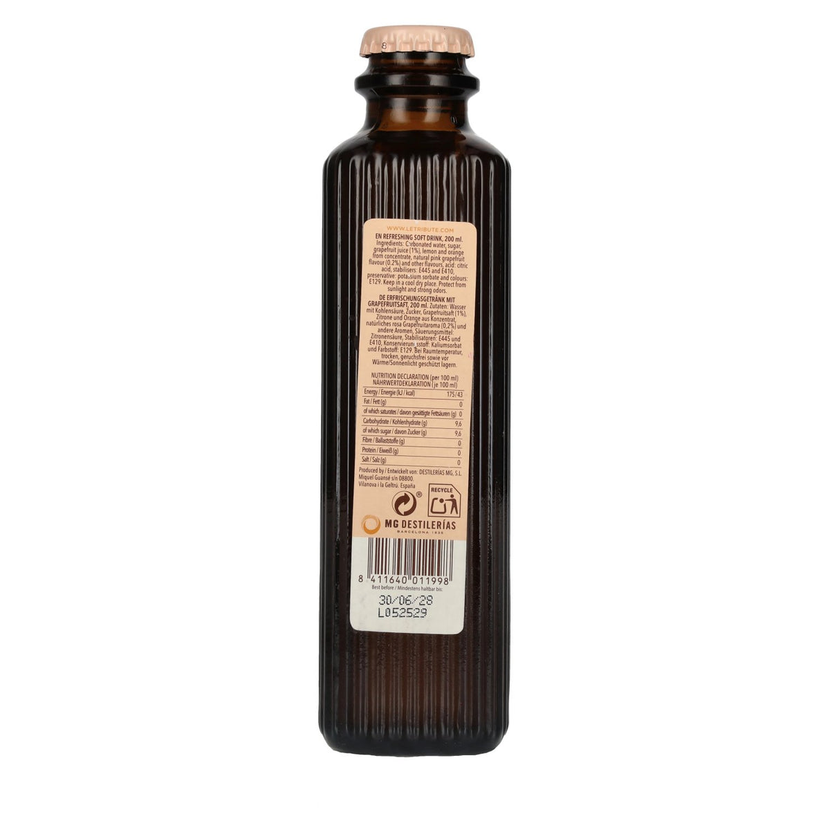 Le Tribute Pink Grapefruit 24 x 0.2 l