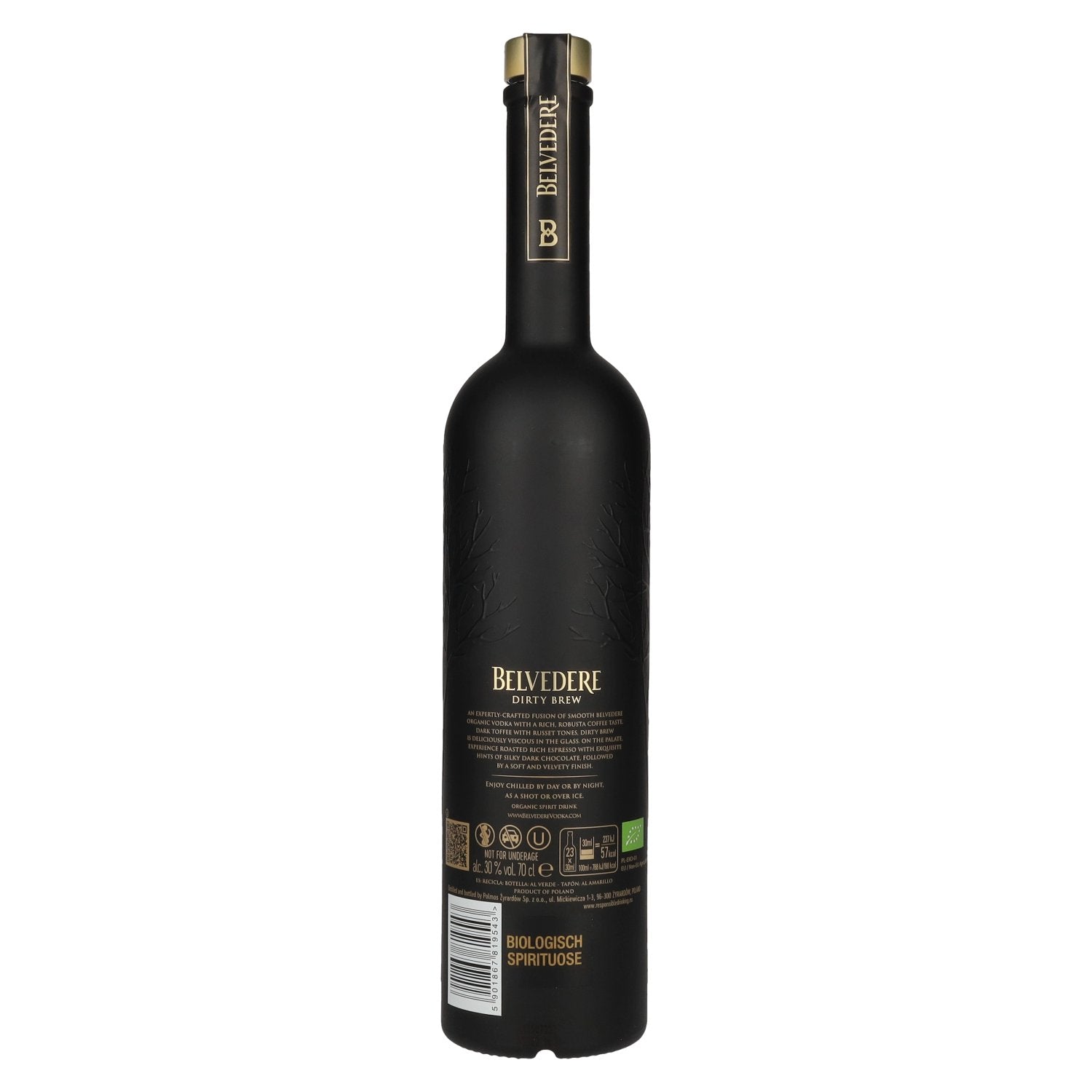 Belvedere Dirty Brew Organic Vodka & Coffee 30% Vol. 0,7l