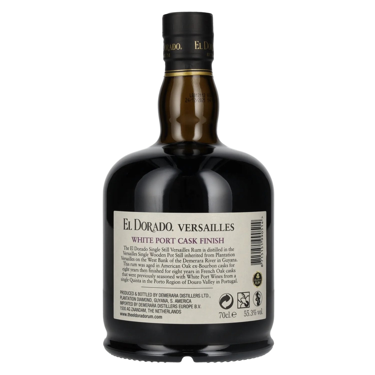 El Dorado Rum VERSAILLES Special White Port Casks 2005 55,3% Vol. 0,7l